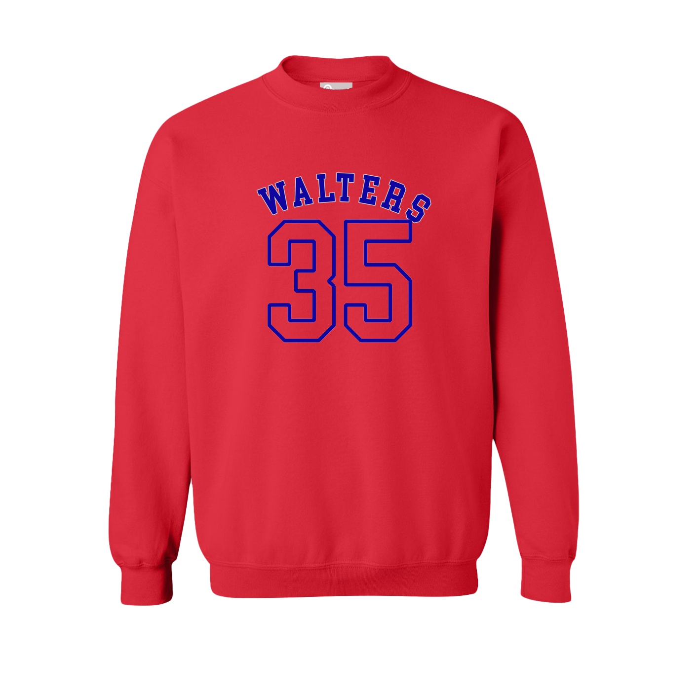 Fleece Crew — Shirsey Arch in Red