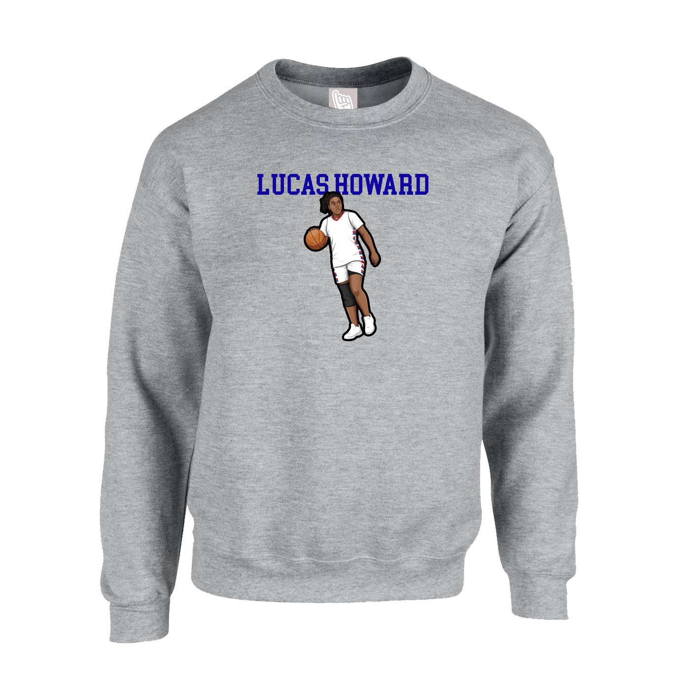 Fleece Crew — Shirsey in Grey