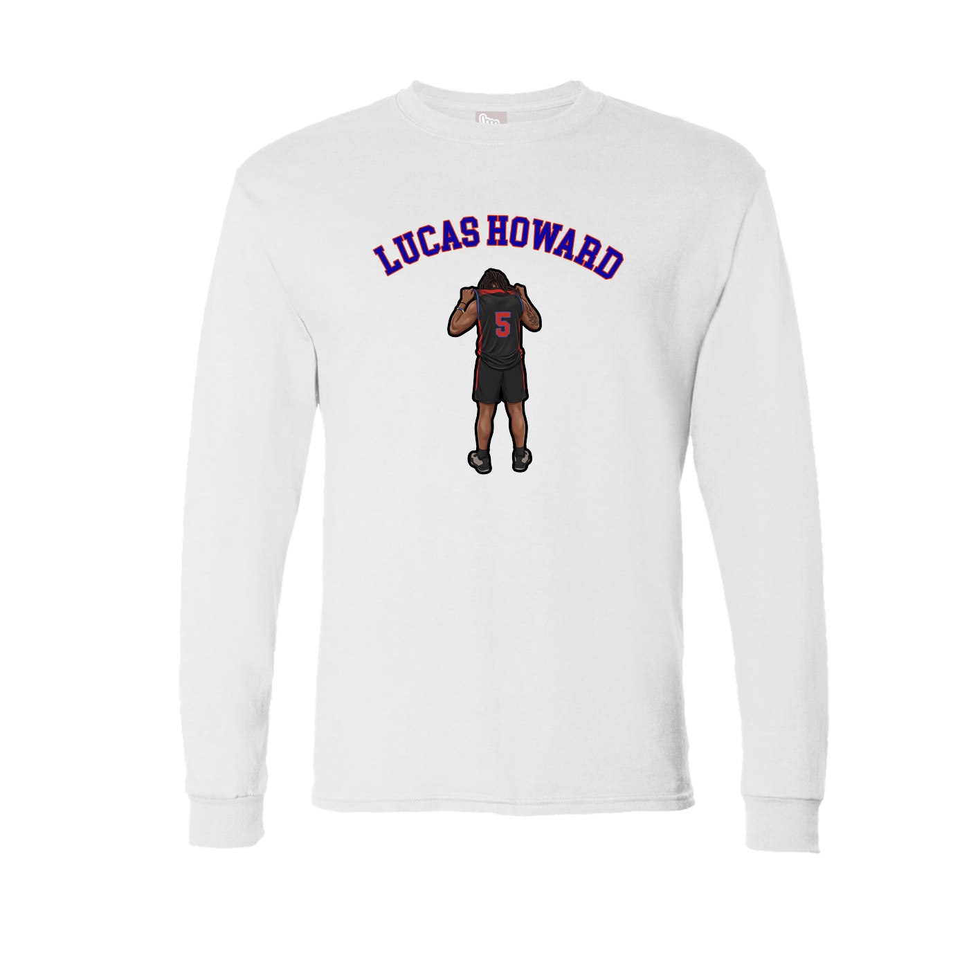 Long Sleeve Tee — Shirsey Arch in White