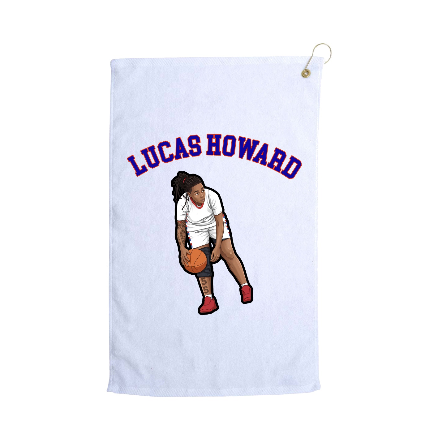 Golf Towel — Shirsey Arch in White