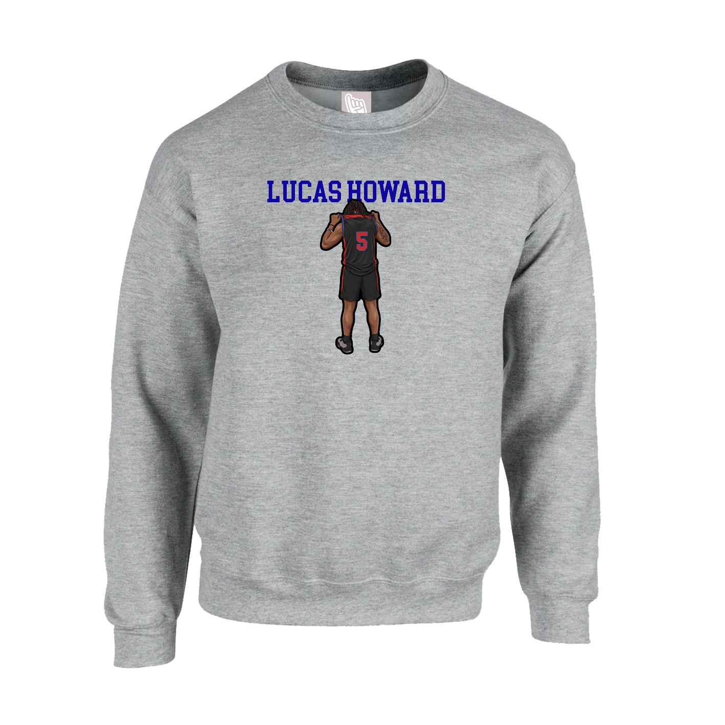 Fleece Crew — Shirsey in Grey
