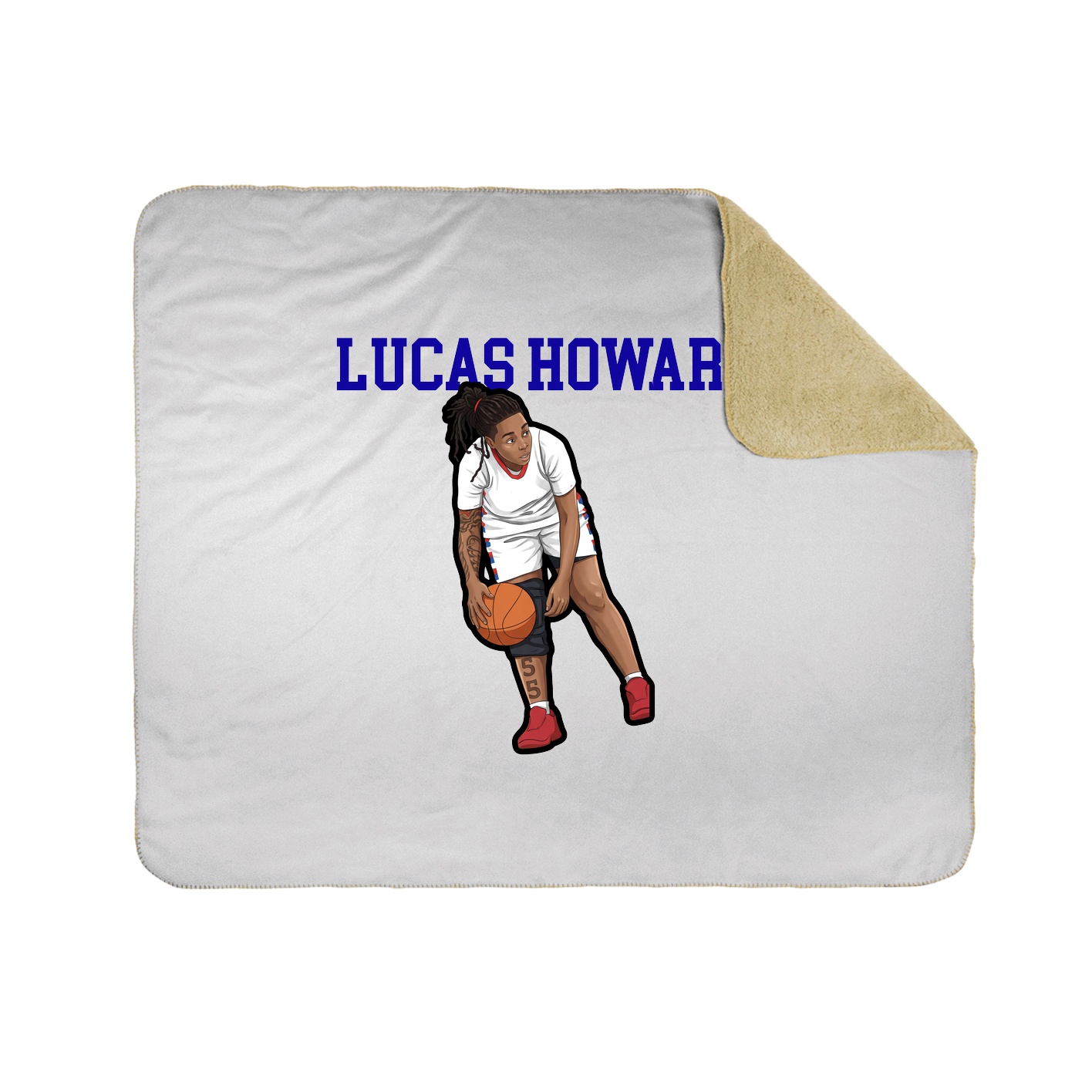 Throw Blanket — Shirsey in White