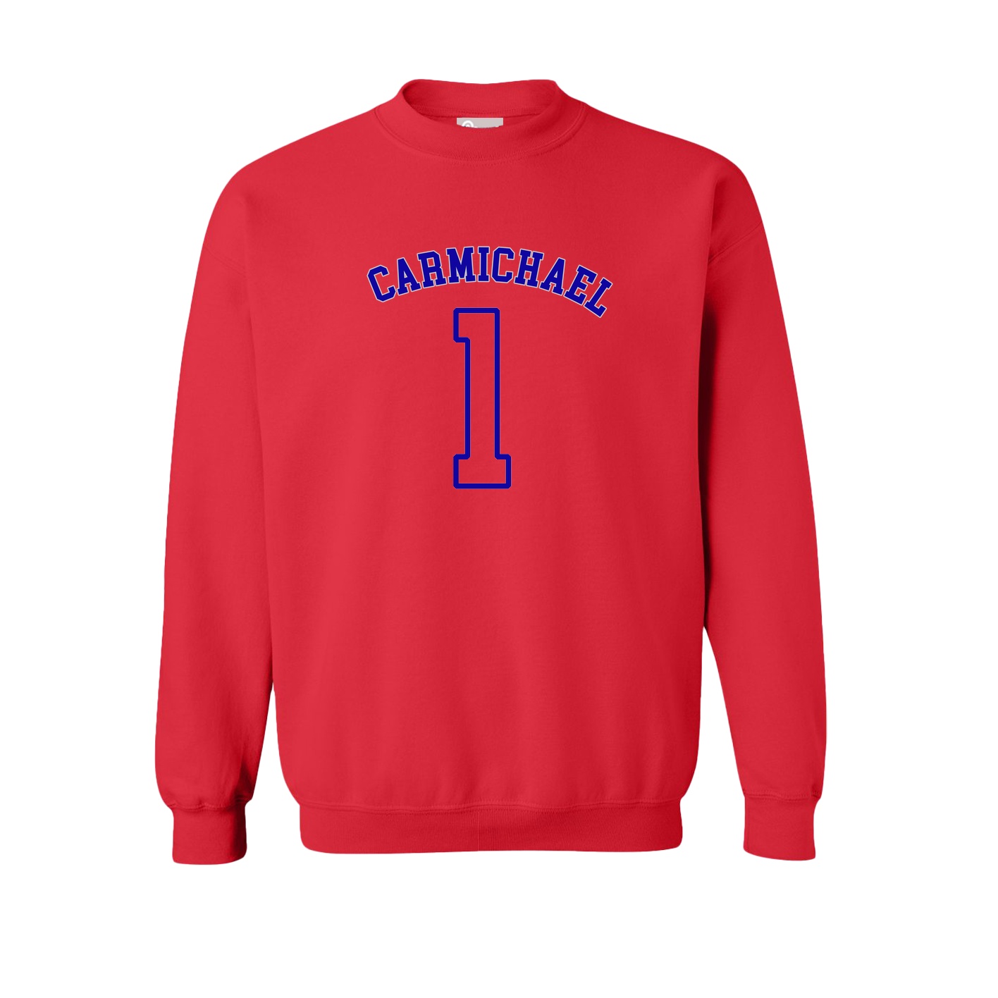 Fleece Crew — Shirsey Arch in Red
