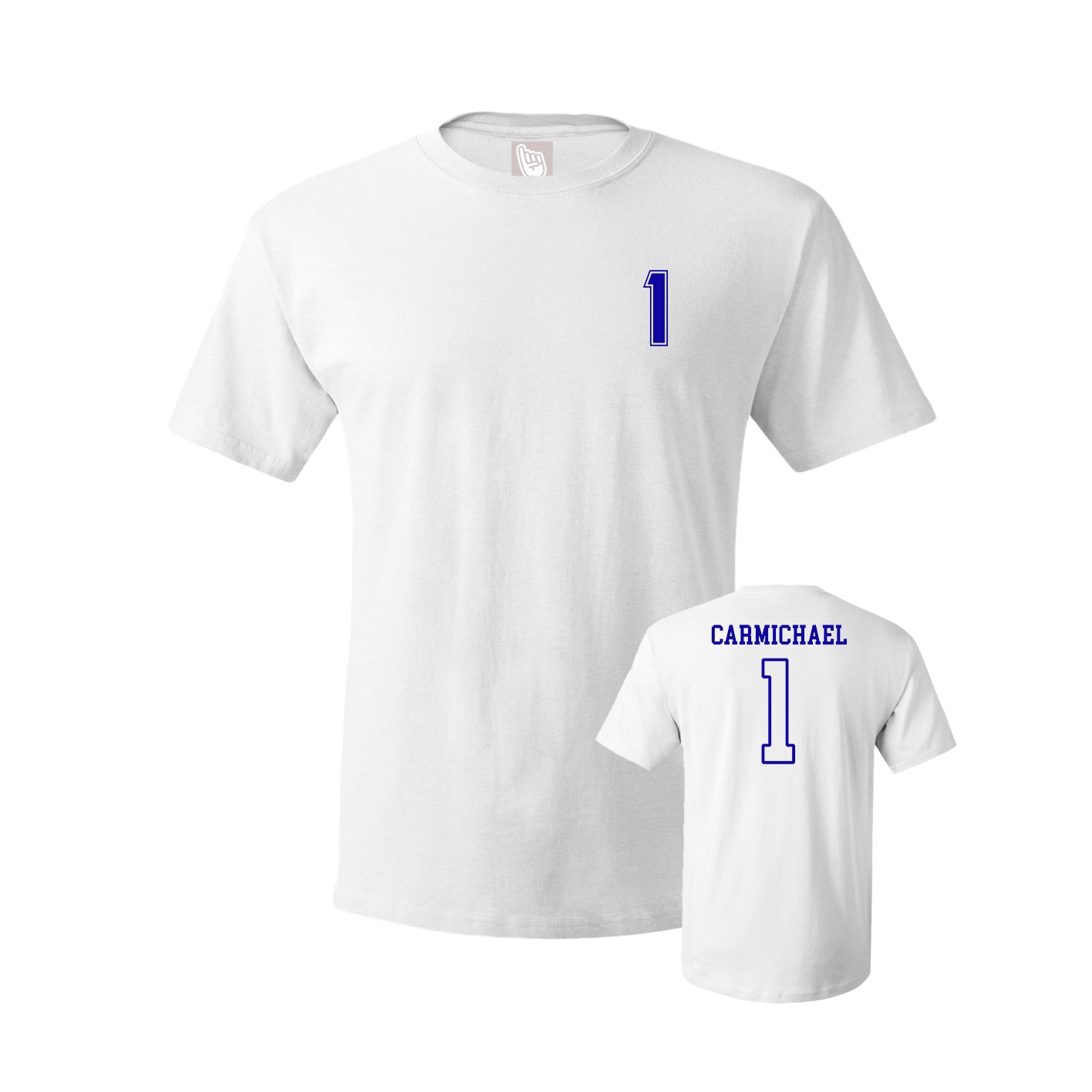 Youth Tee — Chest Back in White