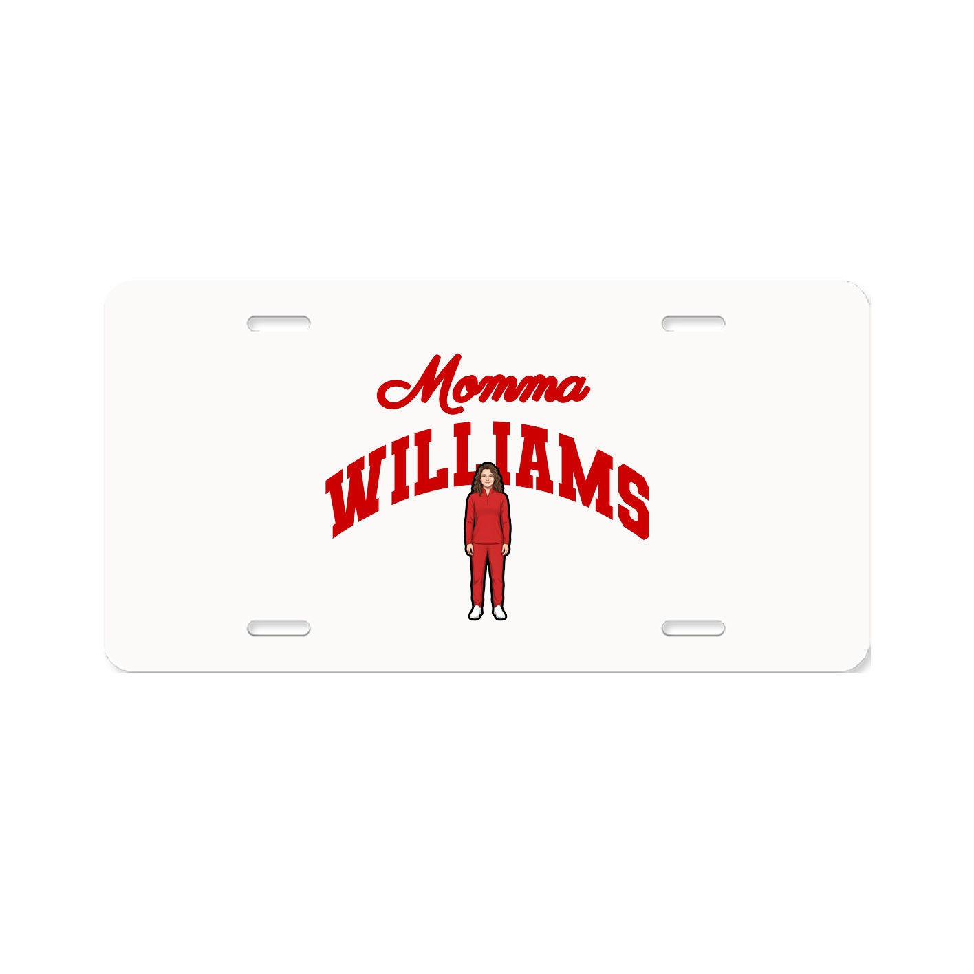 License Plate — Mothers Day Arch in Classic