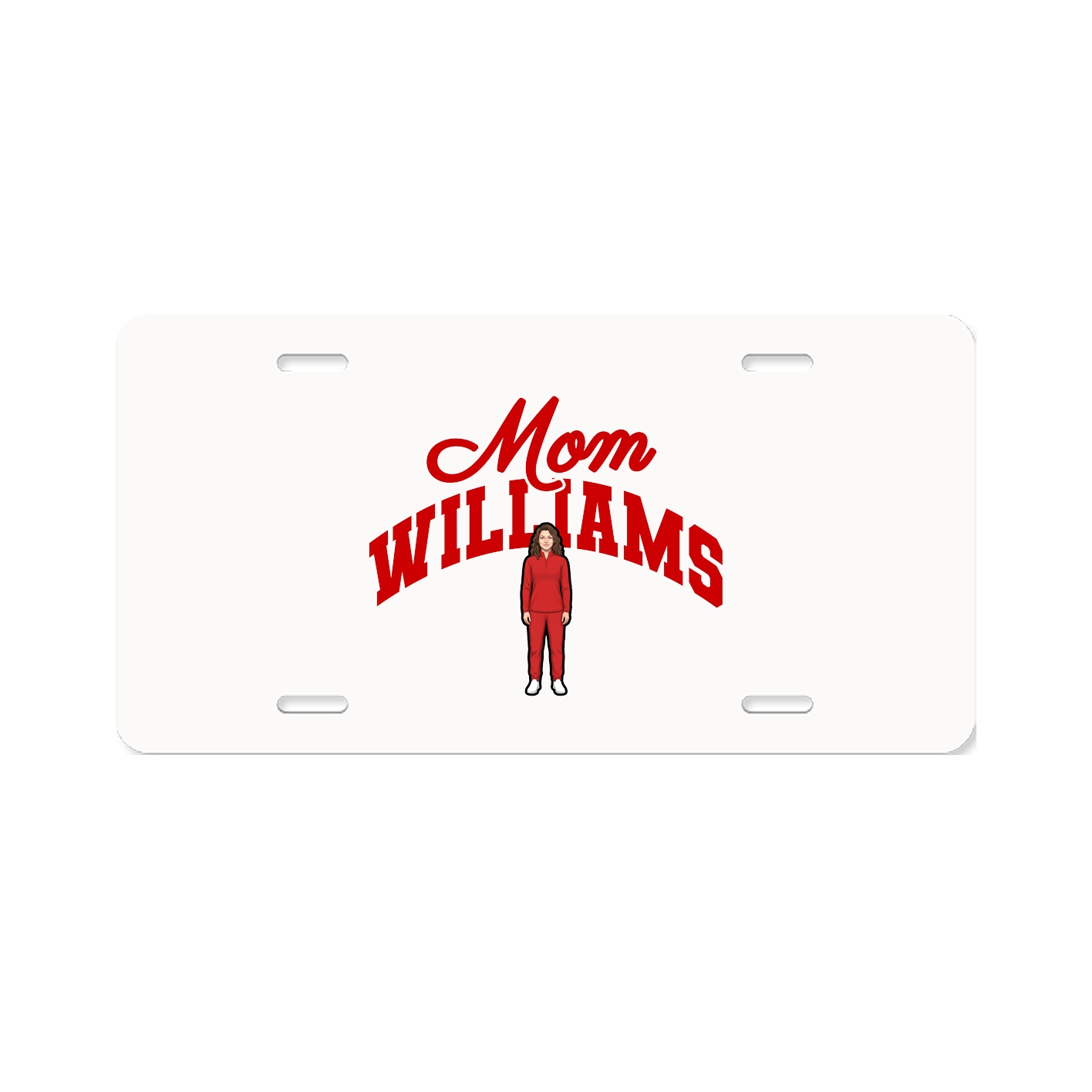 License Plate — Mothers Day Arch in Classic