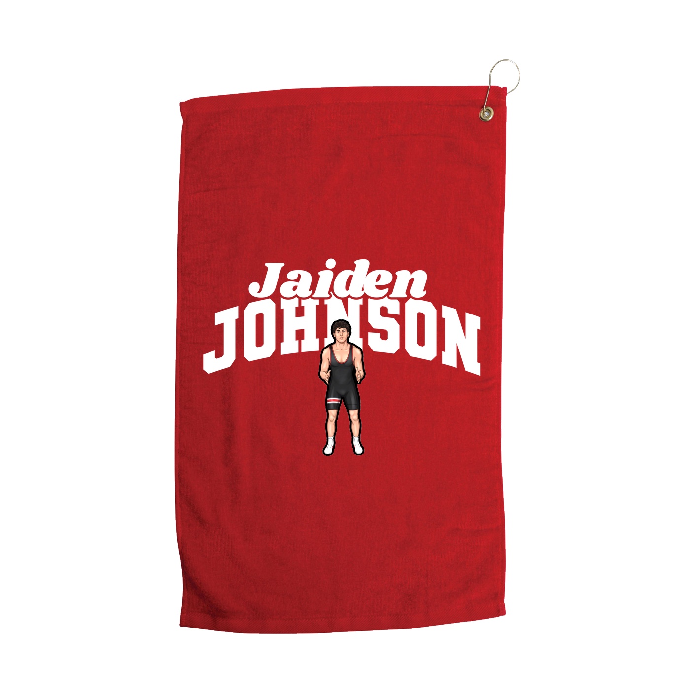 Golf Towel — Signature Arch in Red