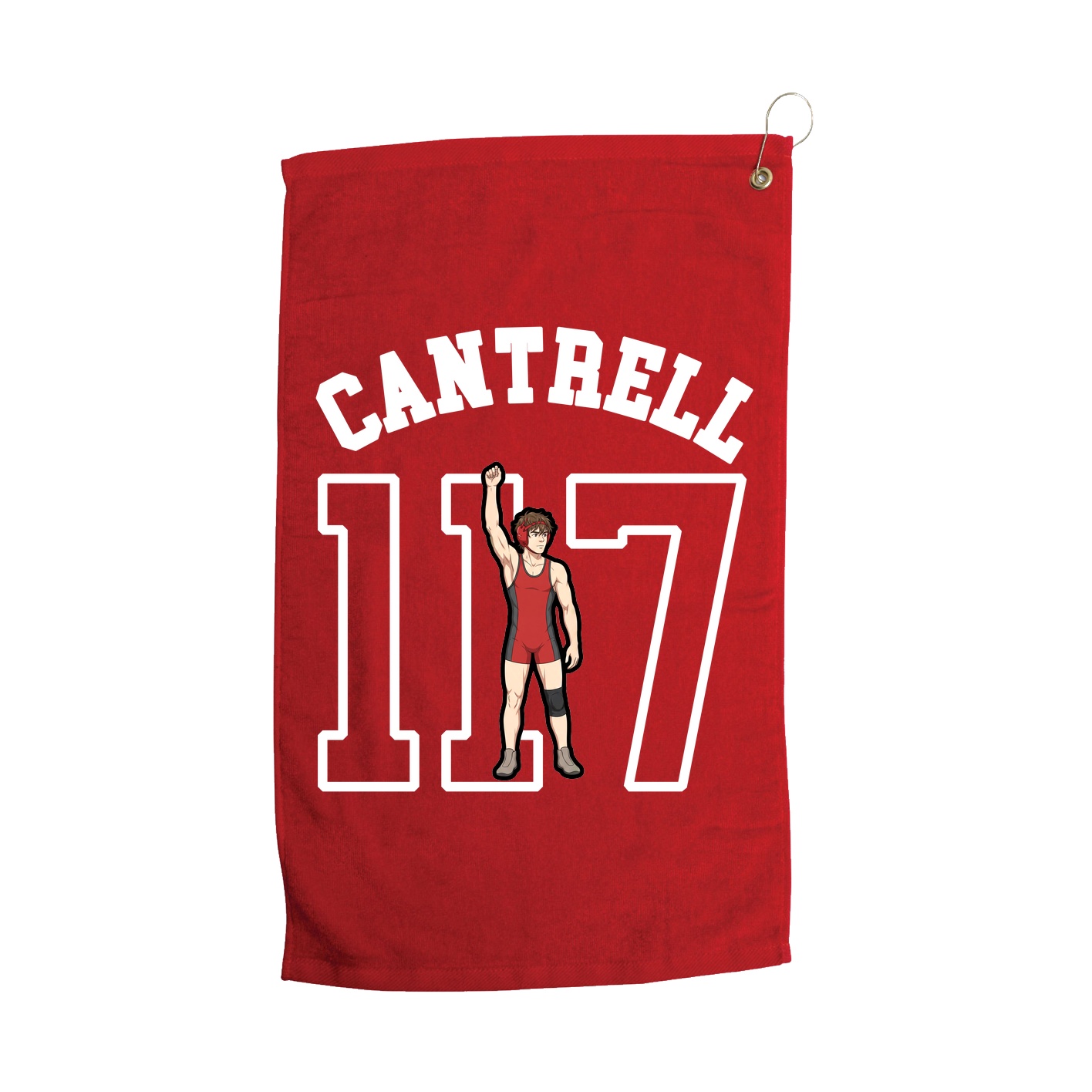 Golf Towel — Shirsey Arch in Red