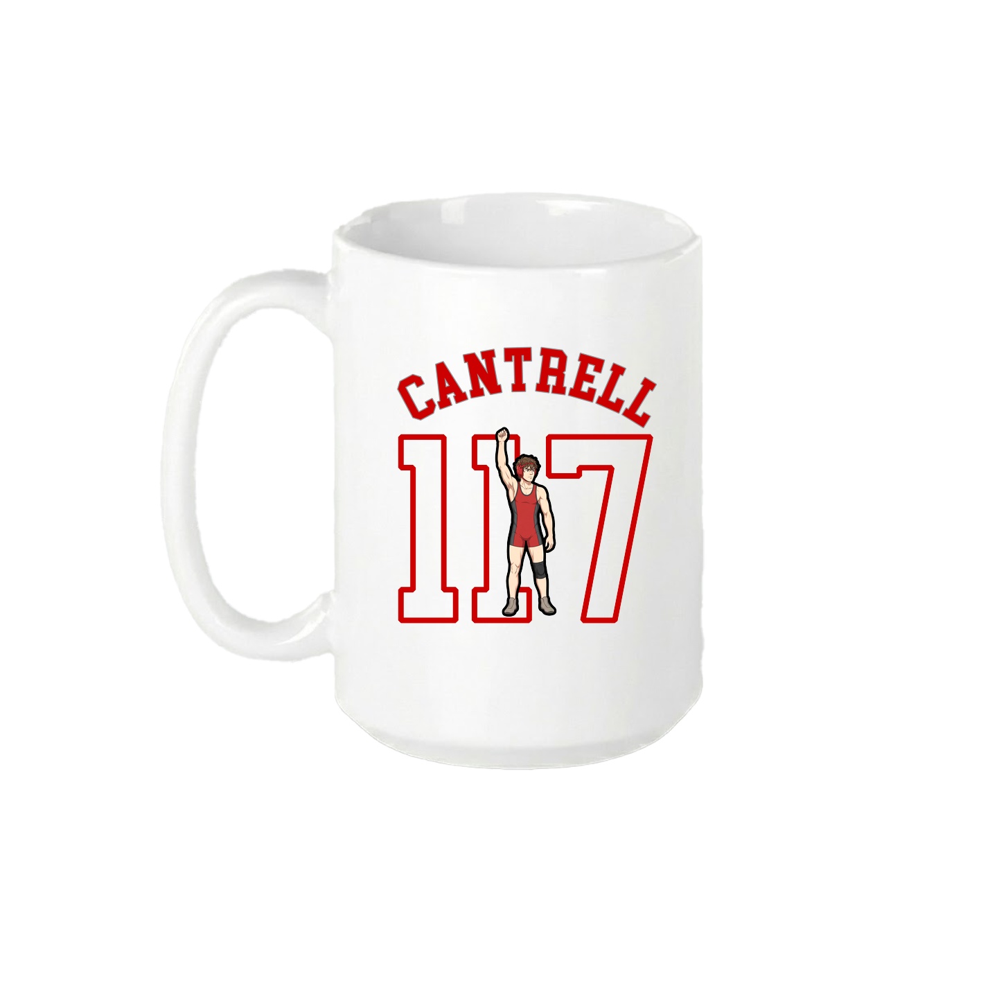 15oz Coffee Mug — Shirsey Arch in White