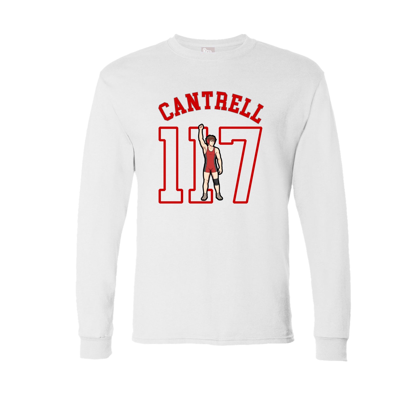 Long Sleeve Tee — Shirsey Arch in White