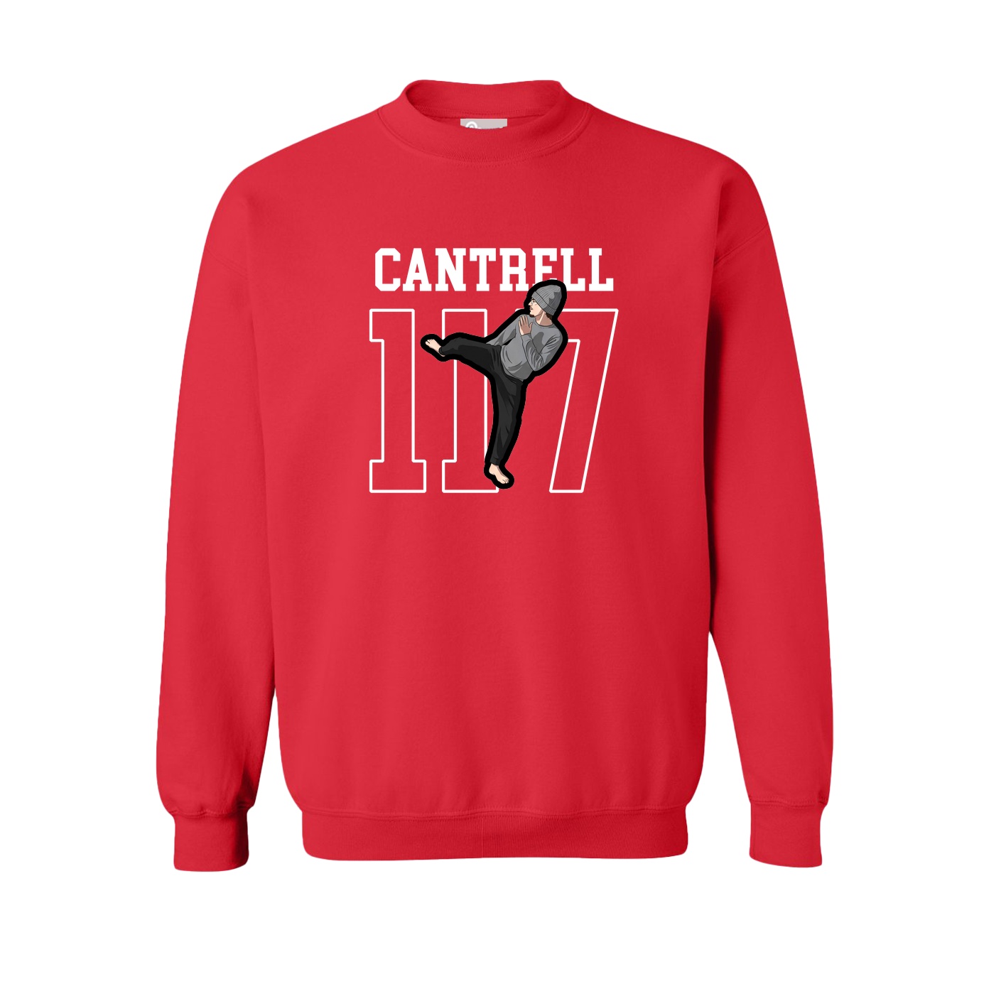 Fleece Crew — Shirsey in Red