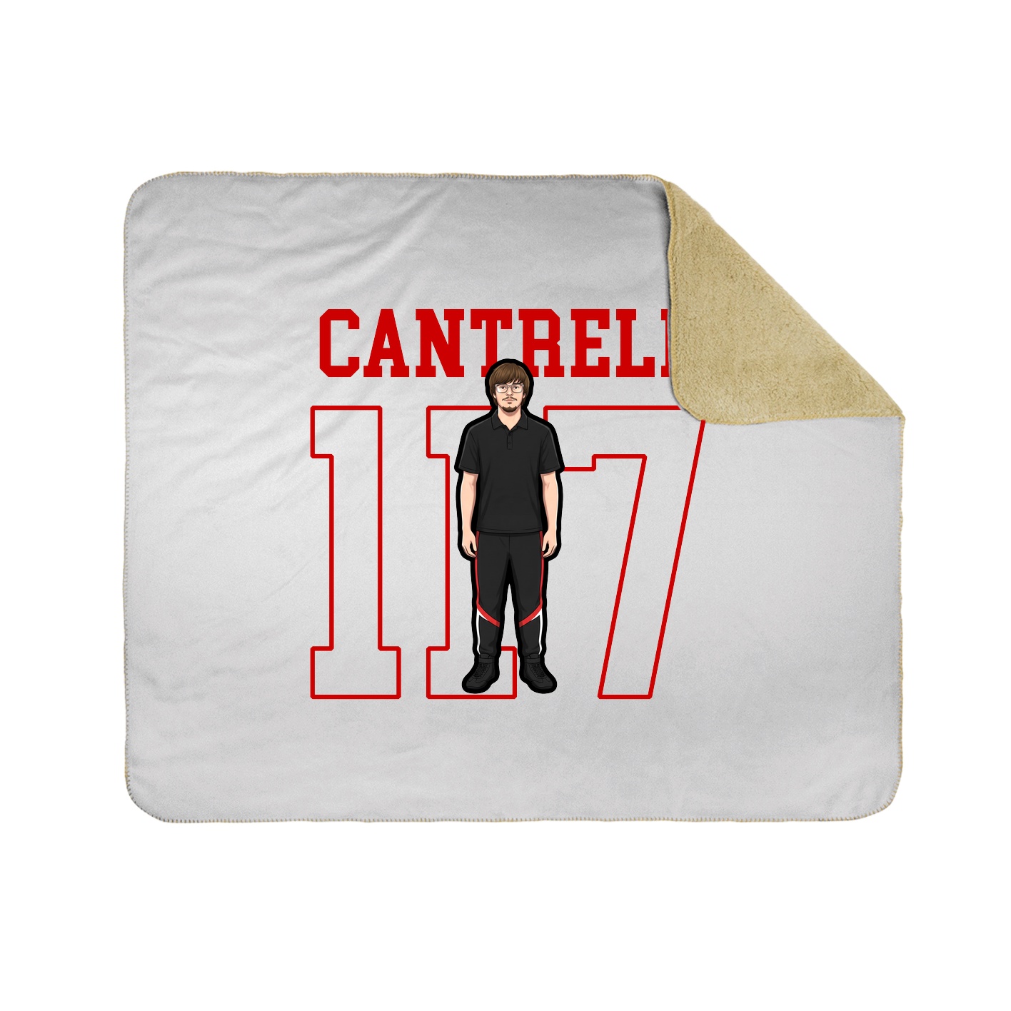 Throw Blanket — Shirsey in White