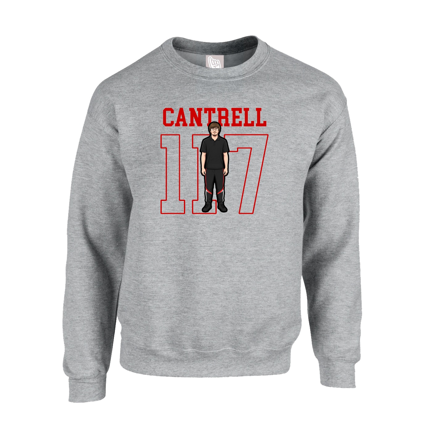 Fleece Crew — Shirsey in Grey