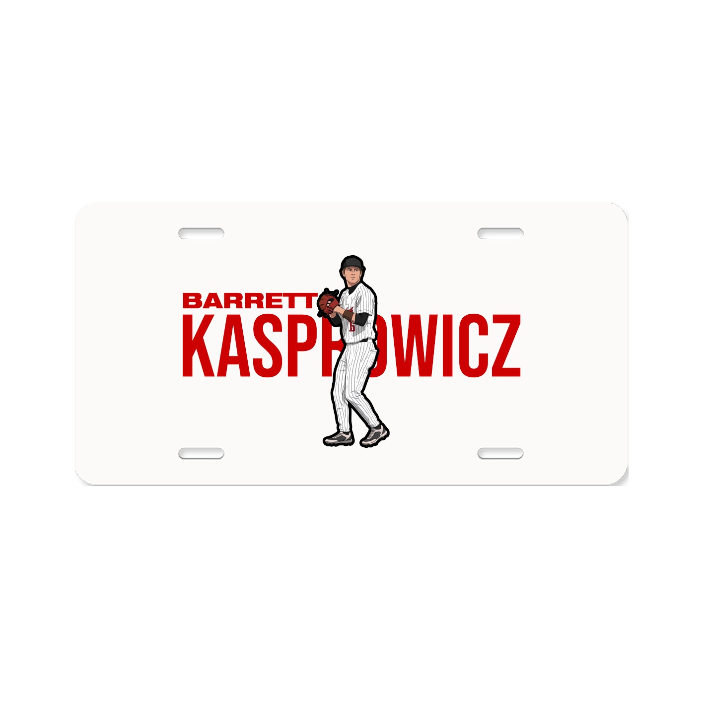 License Plate — Player Name in Classic