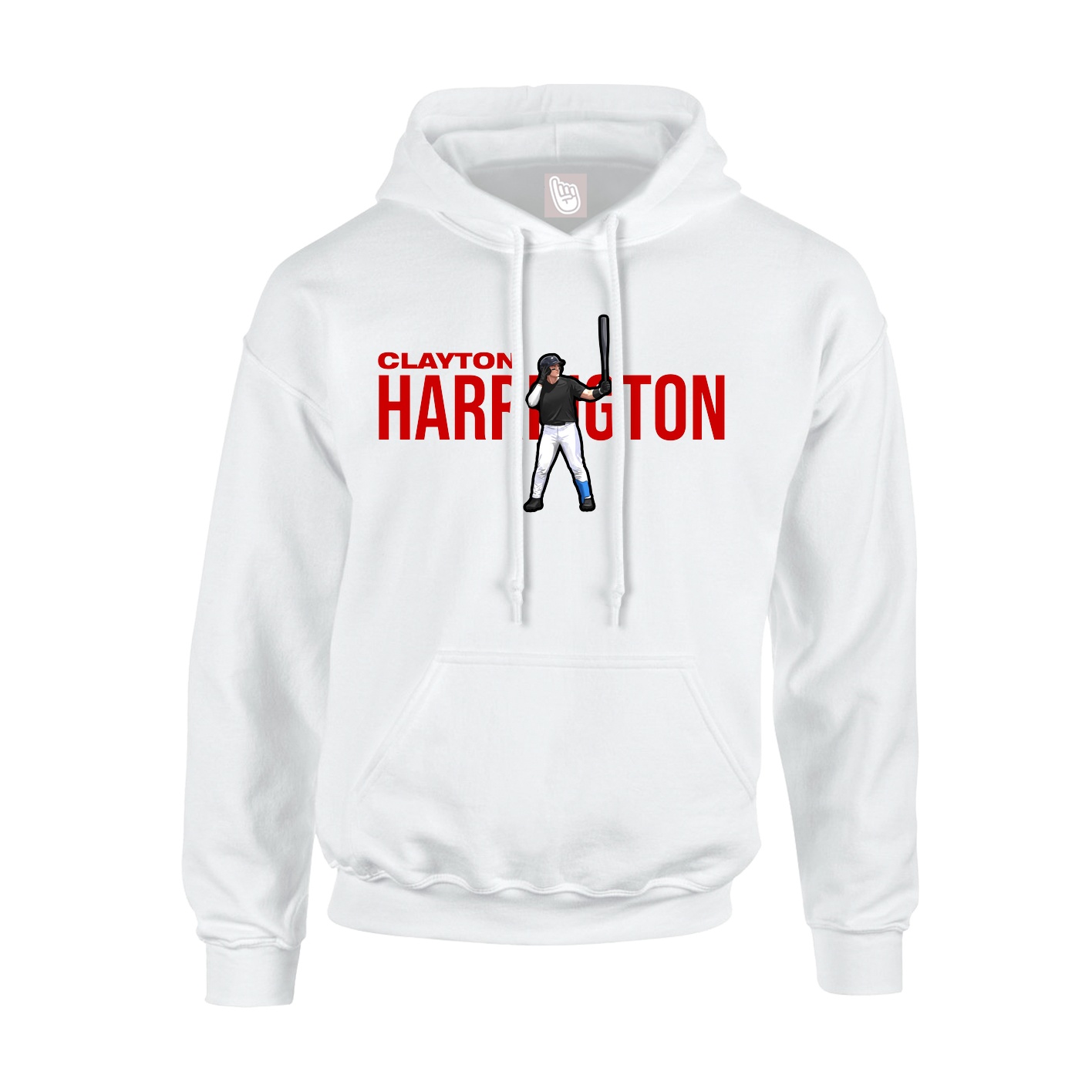 Hoodie — Player Name in White