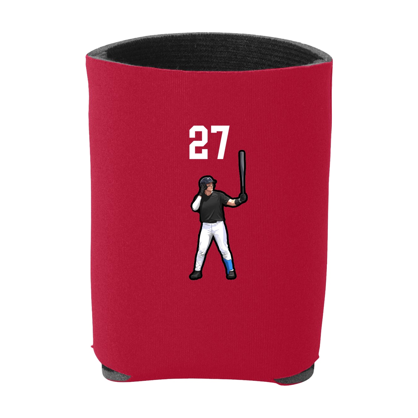 Can Holder — Number Top in Red