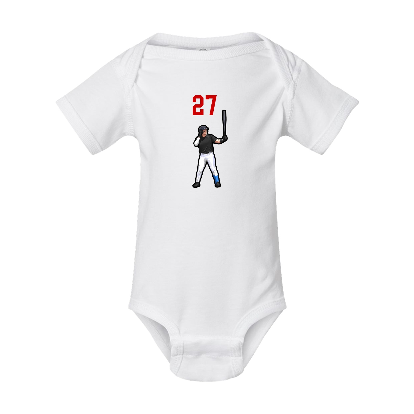 Baby Onesie — Number Top in White