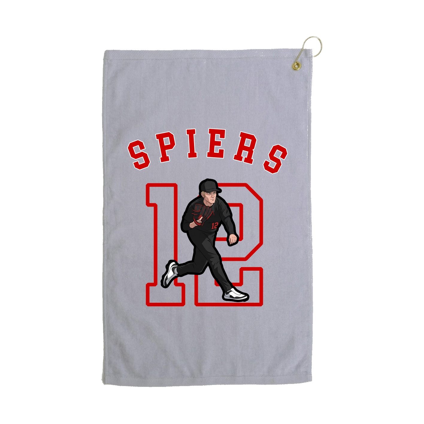 Golf Towel — Shirsey Arch in Grey
