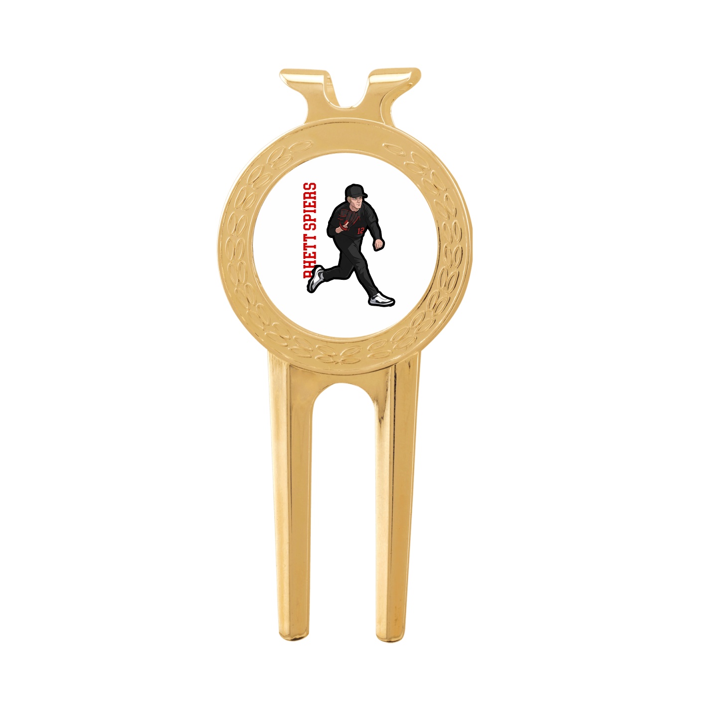Divot Tool with Ball Marker — Name Vertical in Classic