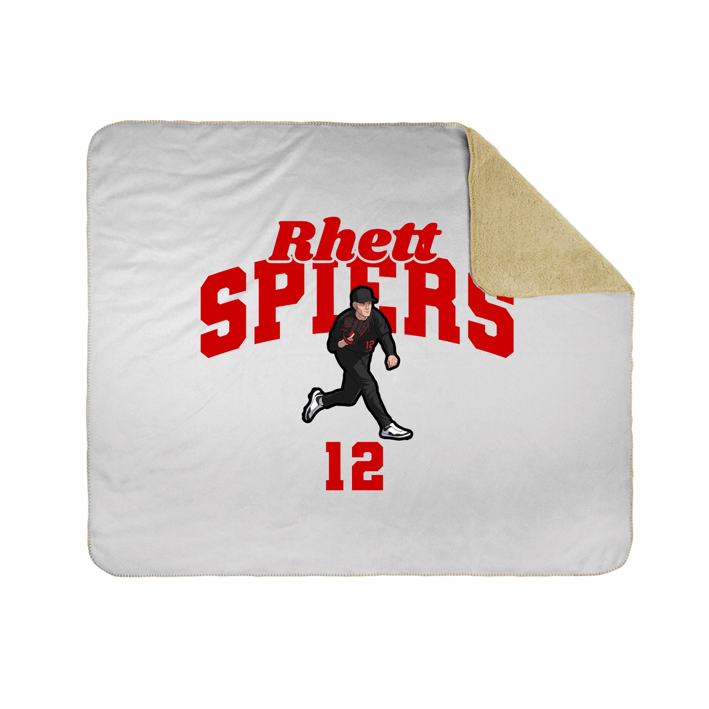 Throw Blanket — Signature Arch in White