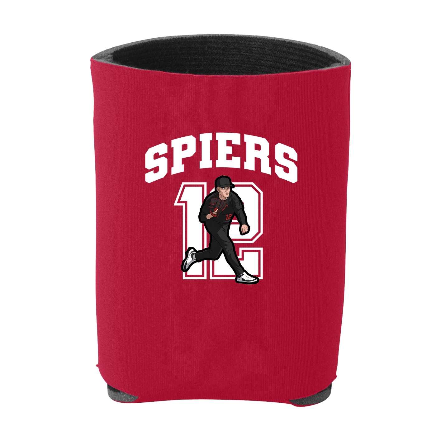 Can Holder — Number in Red