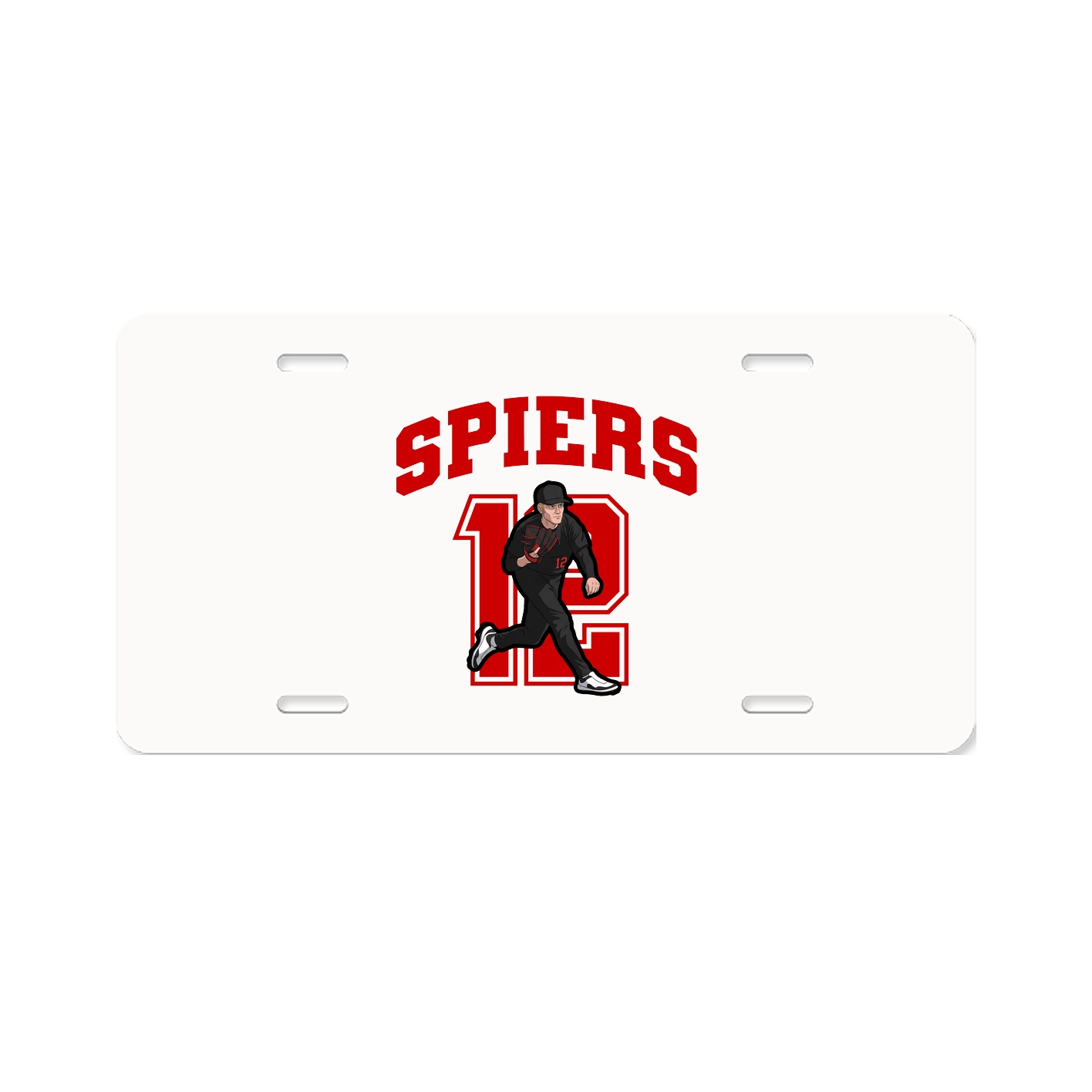 License Plate — Number in Classic