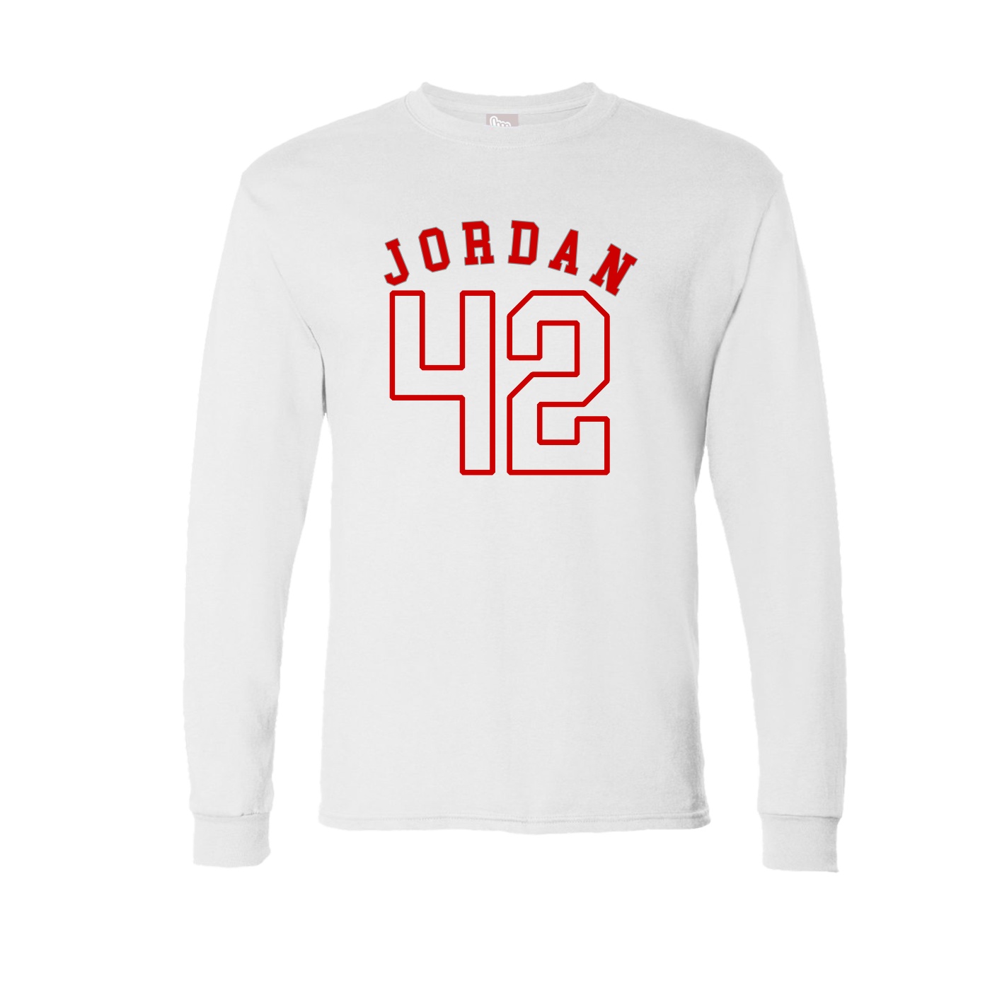 Long Sleeve Tee — Shirsey Arch in White