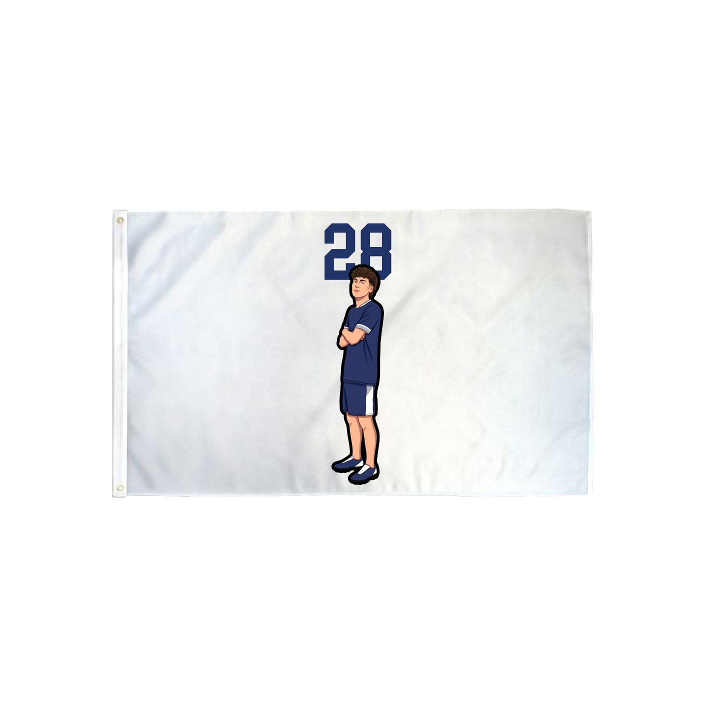 3x5 Flag — Number Top in Classic