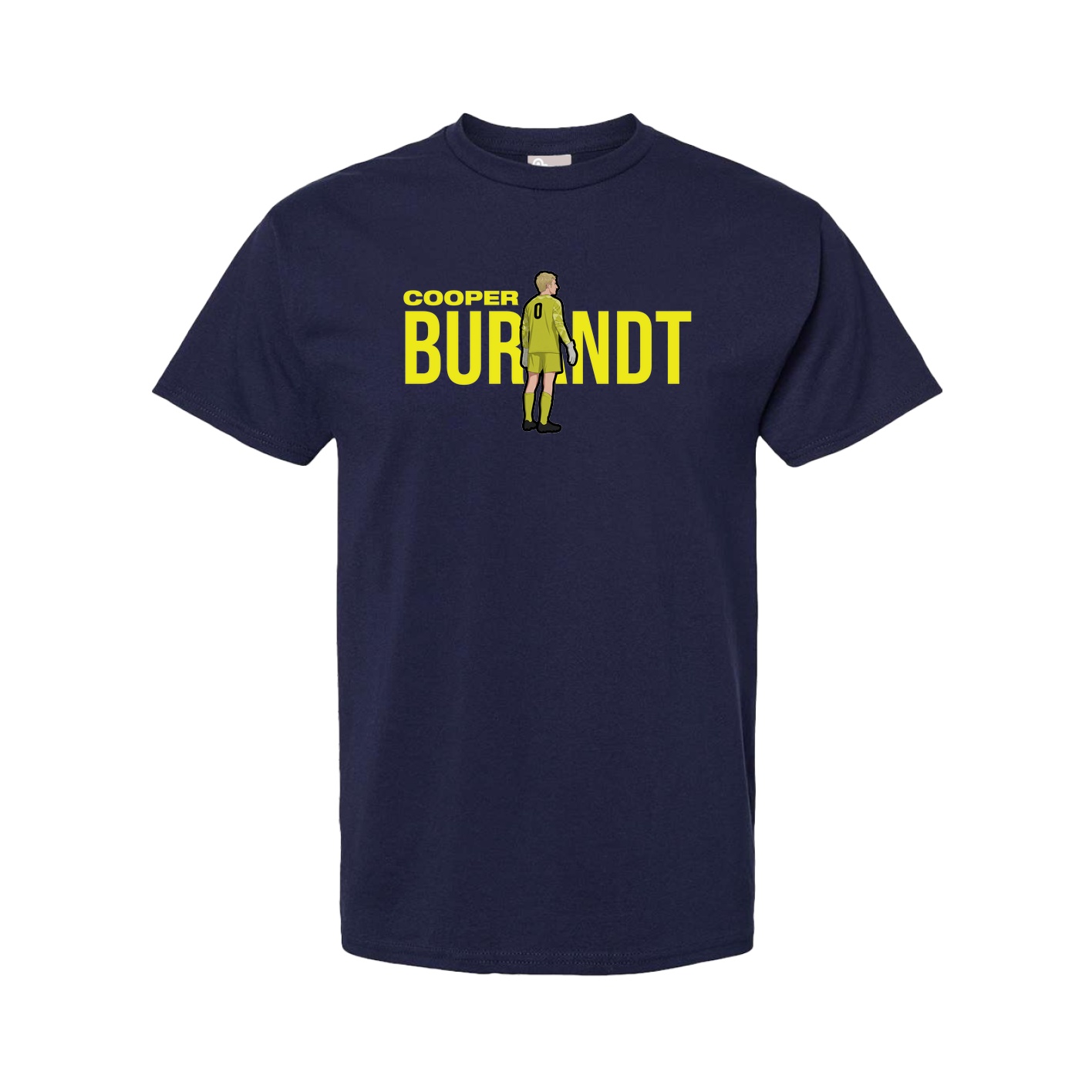 Tee — Player Name in Navy