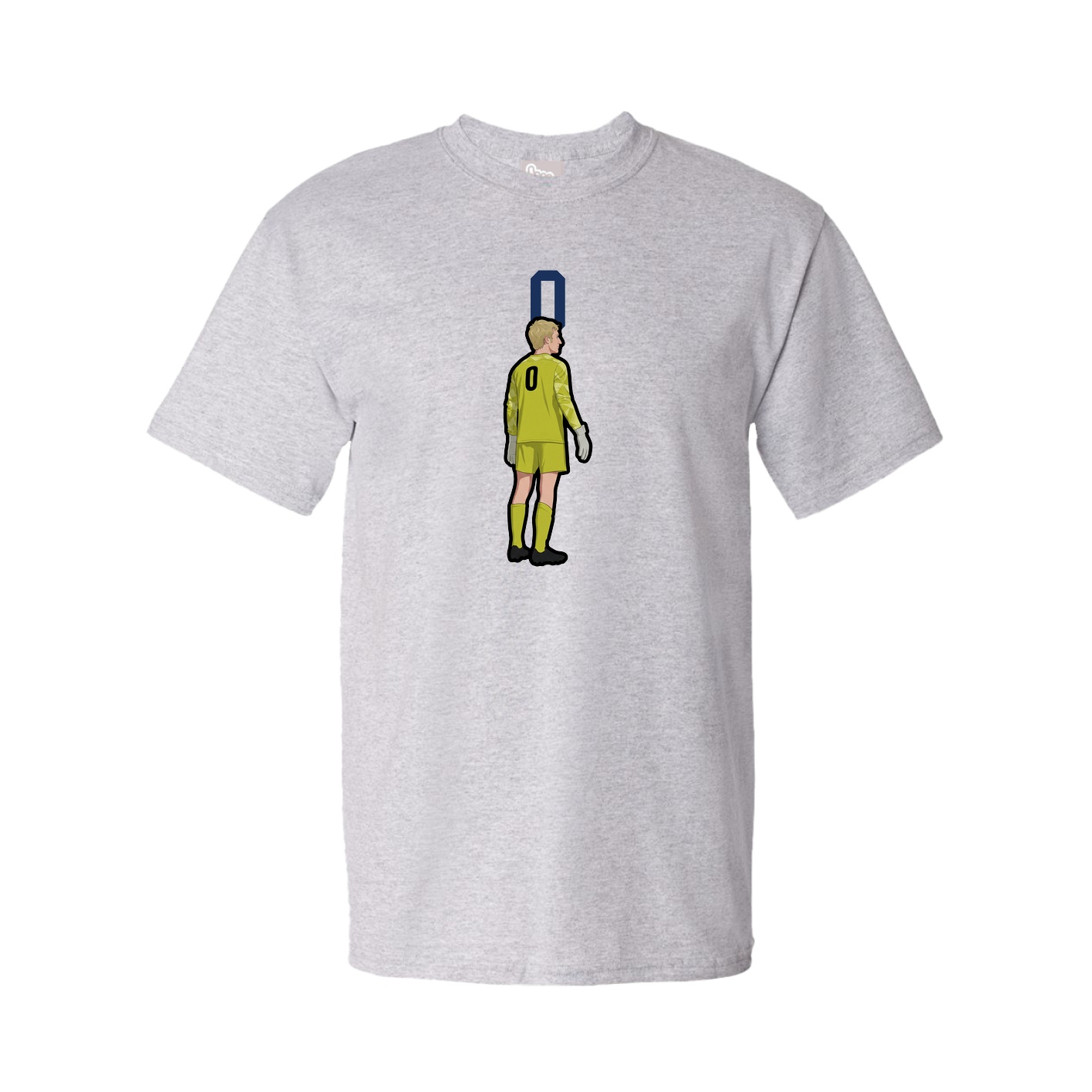 Youth Tee — Number Top in Grey