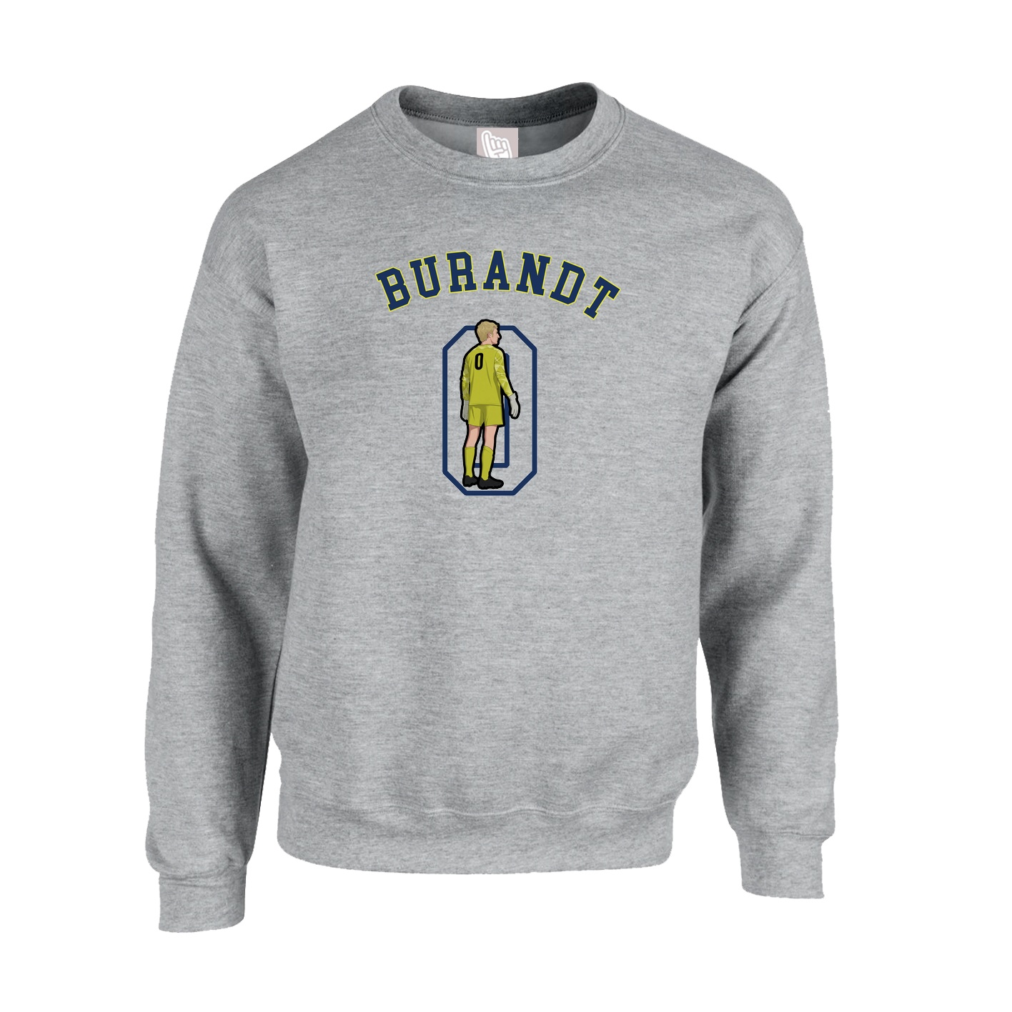 Fleece Crew — Shirsey Arch in Grey