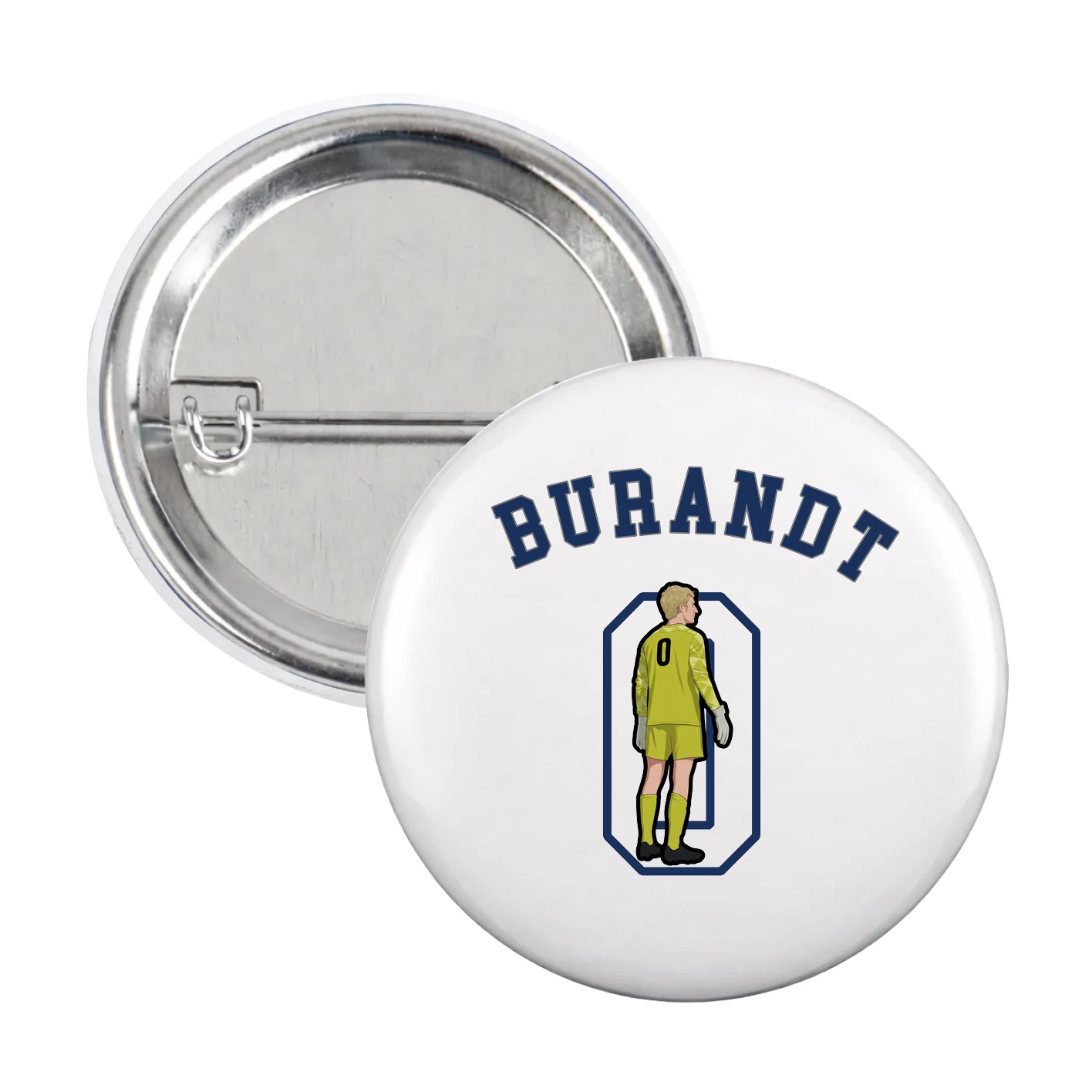 Game Day Button — Shirsey Arch in White