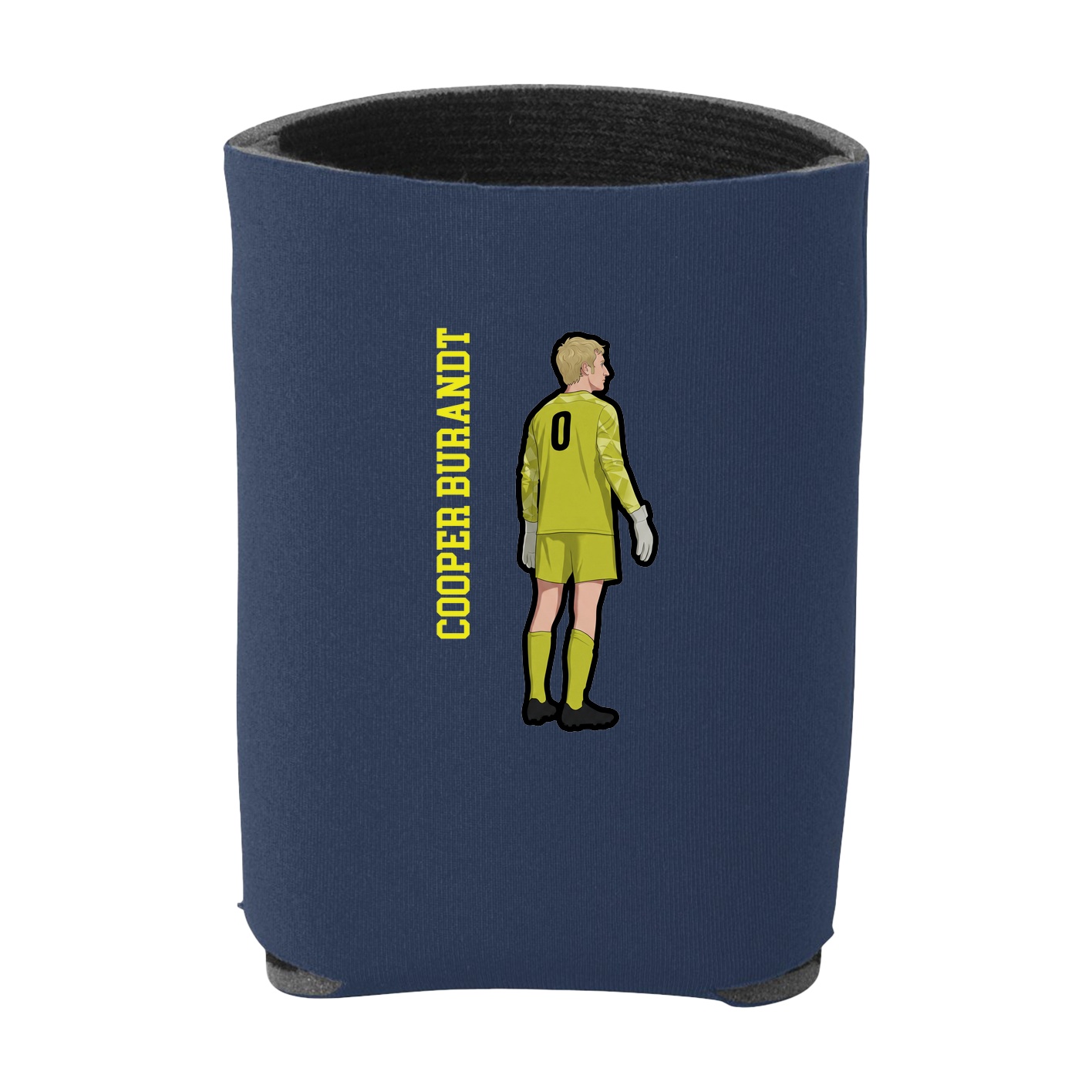 Can Holder — Name Vertical in Navy