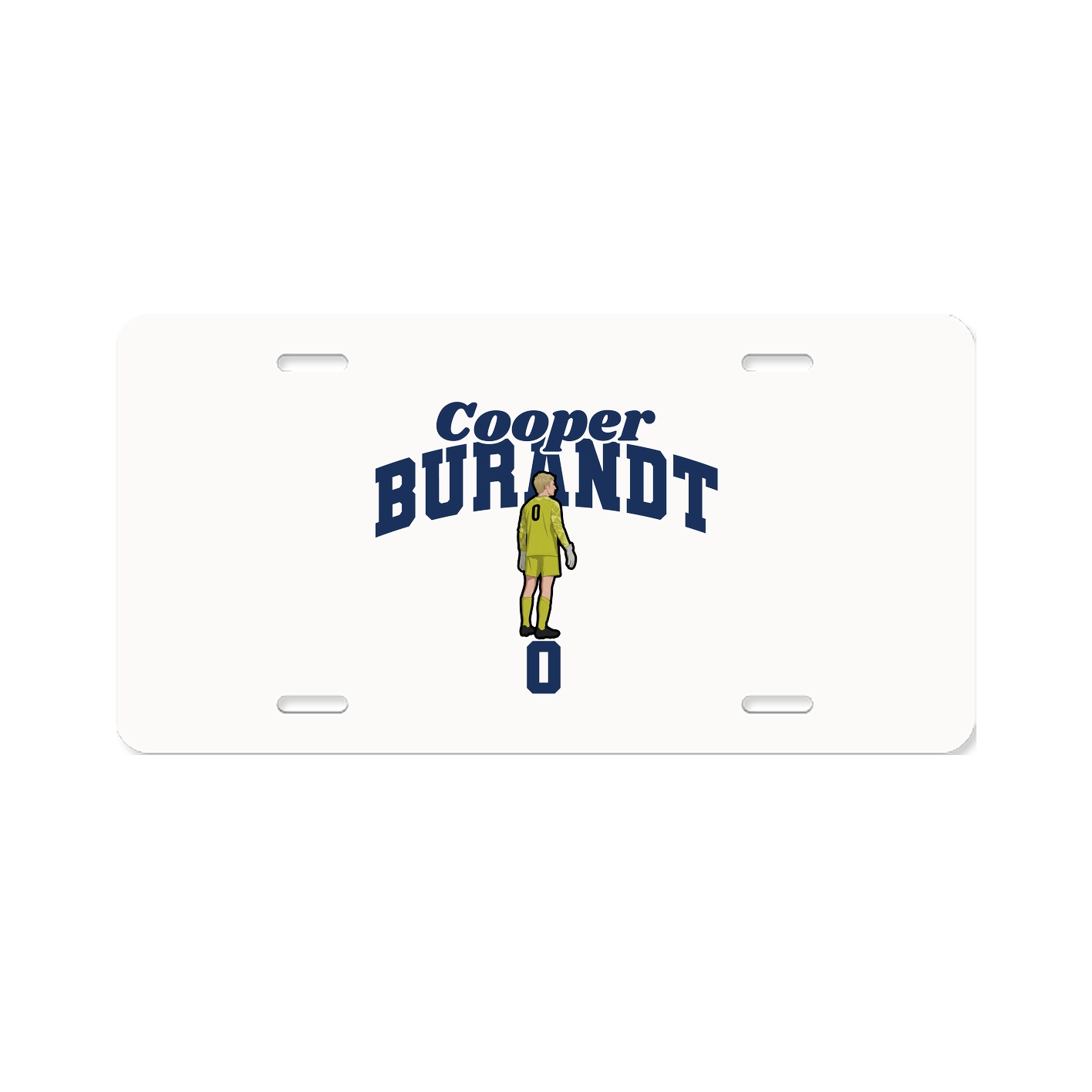 License Plate — Signature Arch in Classic