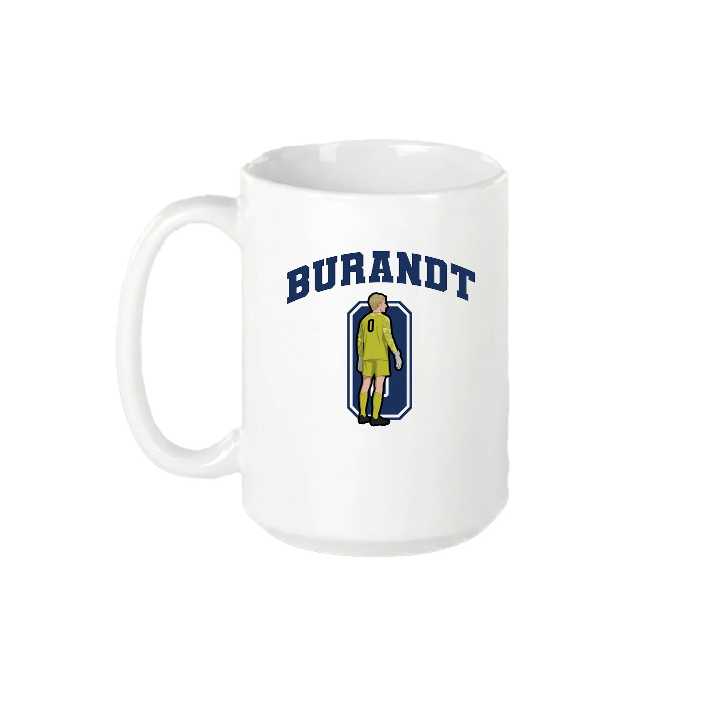 15oz Coffee Mug — Number in White
