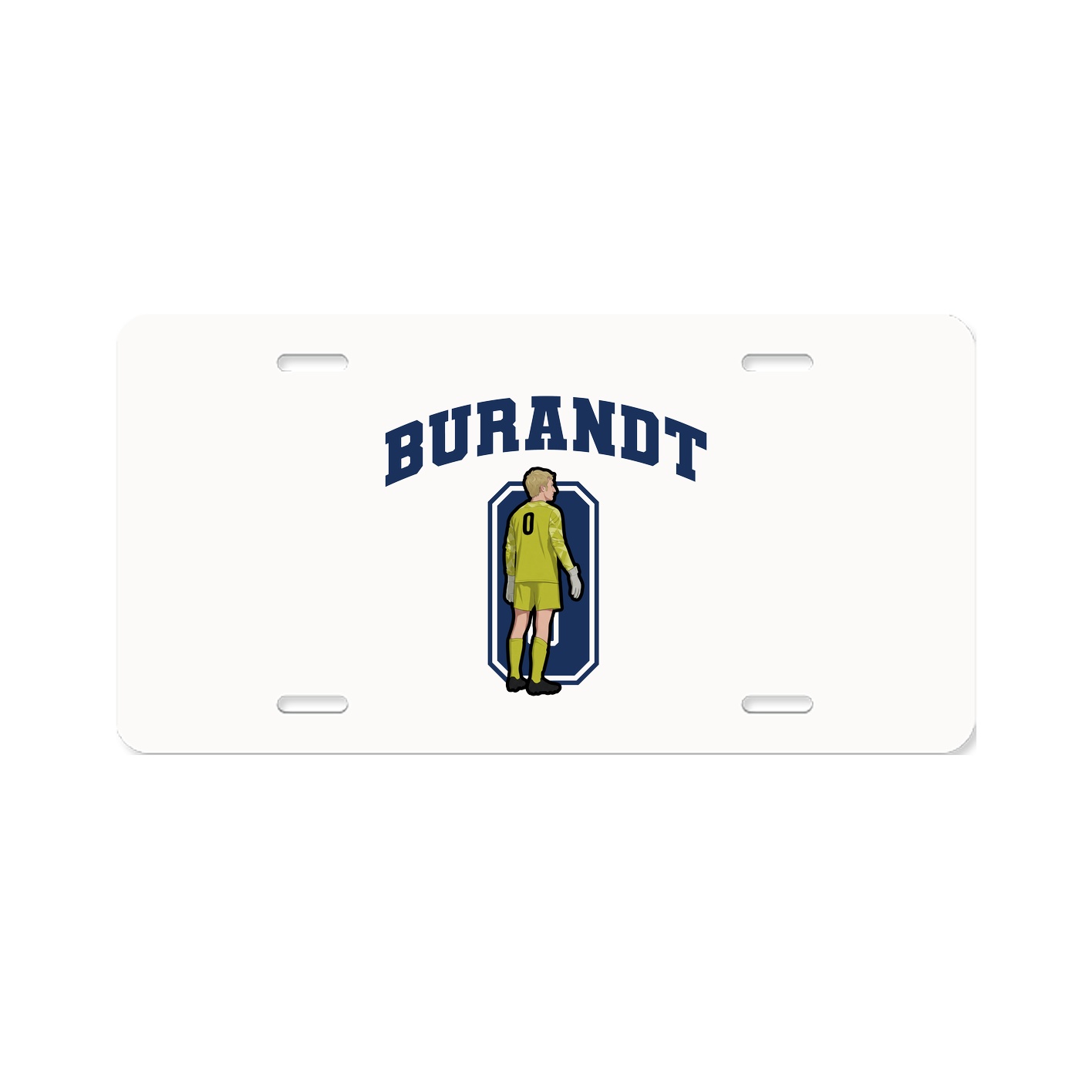 License Plate — Number in Classic