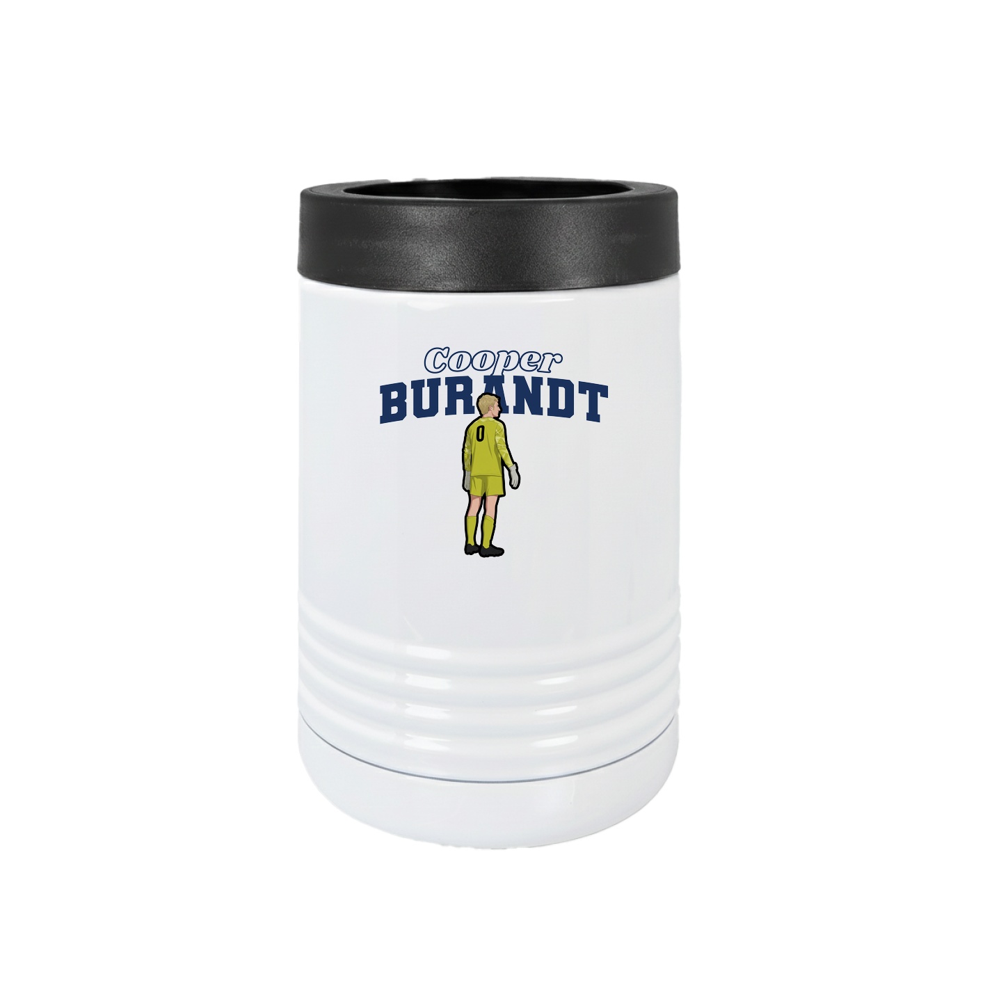 Beverage Holder — Name Arch in White