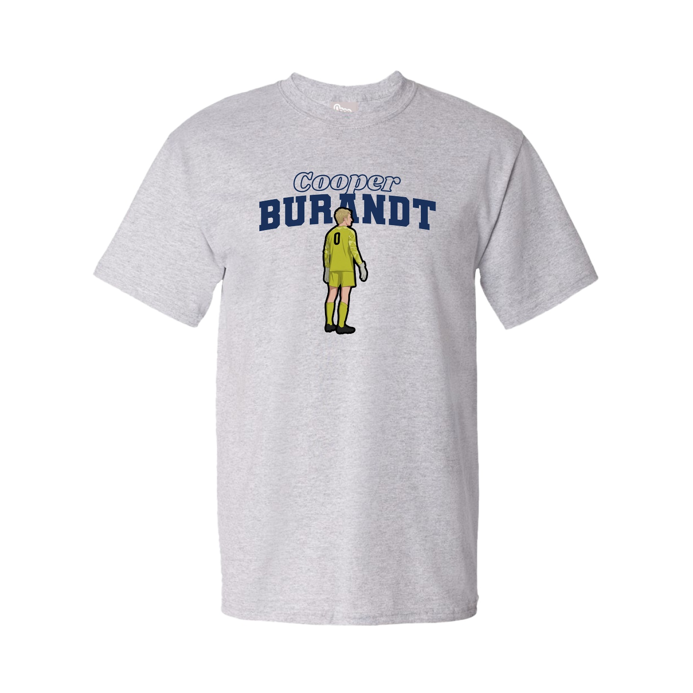 Tee — Name Arch in Grey