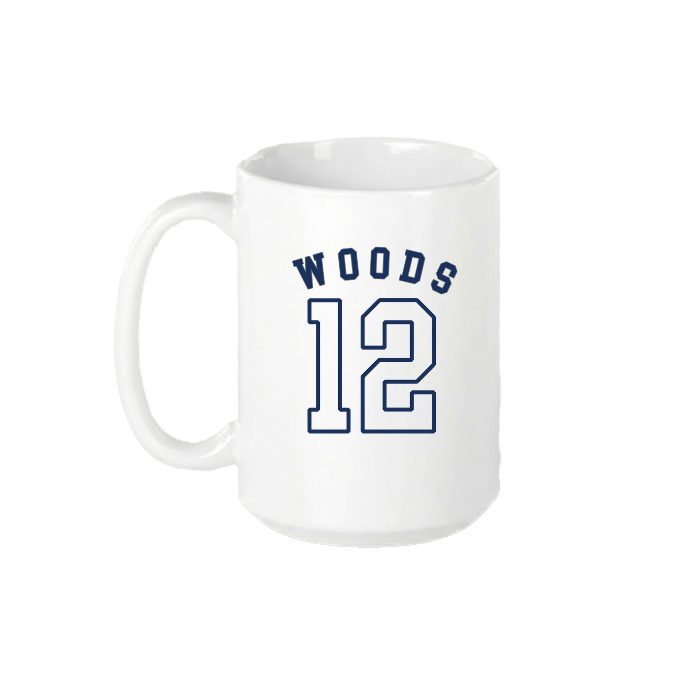 15oz Coffee Mug — Shirsey Arch in White