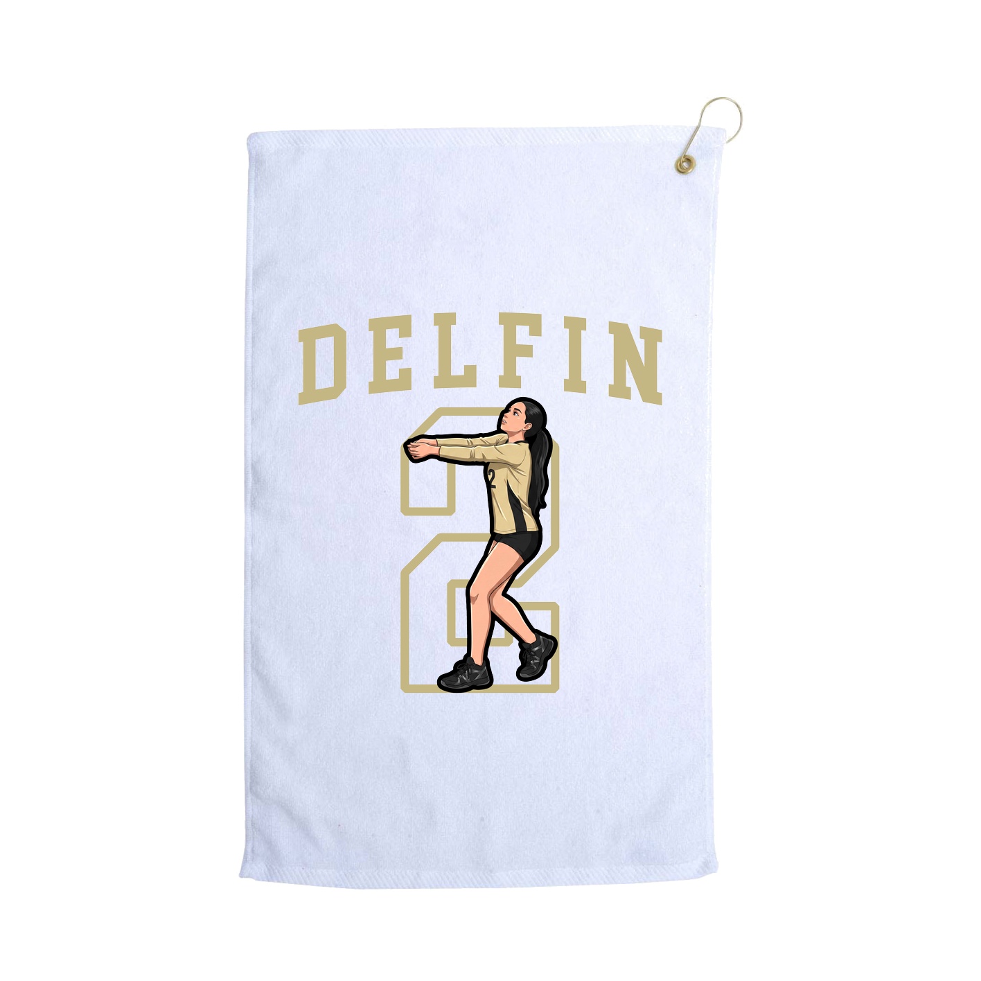 Golf Towel — Shirsey in White