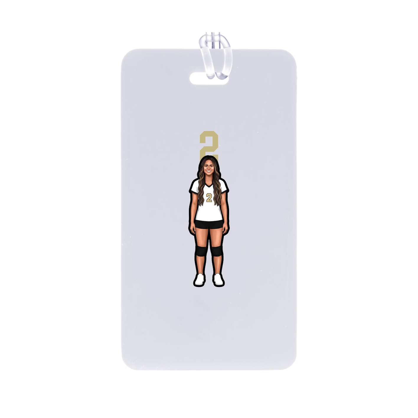Bag Tag — Number Top in Classic