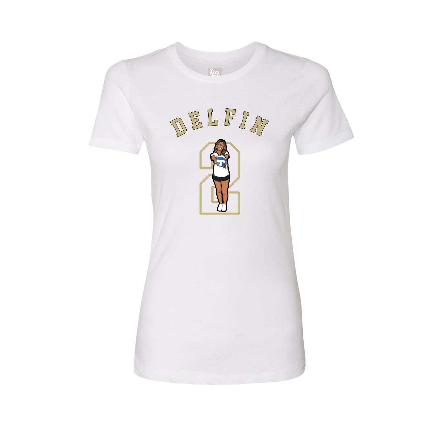Womens Tee — Shirsey Arch in White