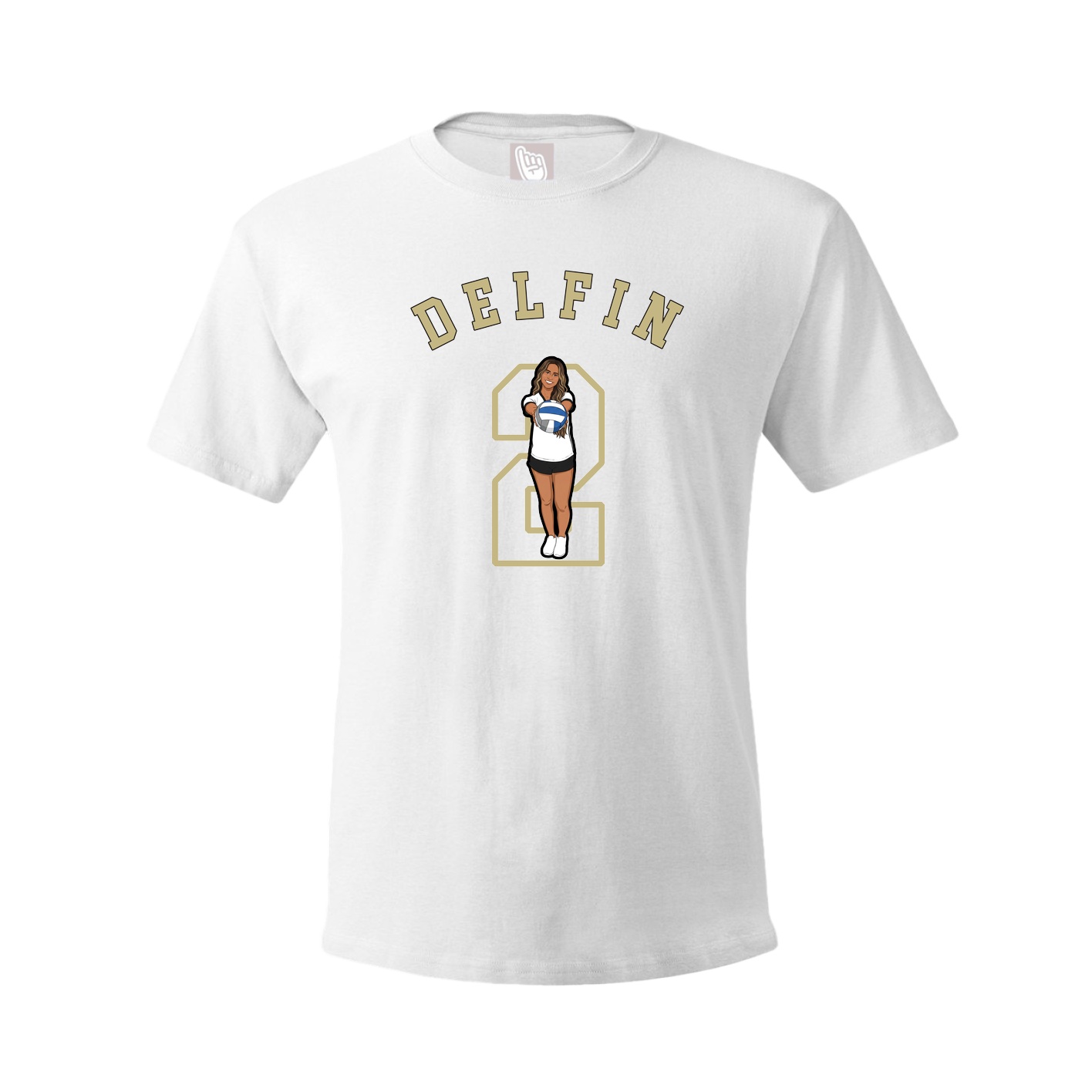 Youth Tee — Shirsey Arch in White