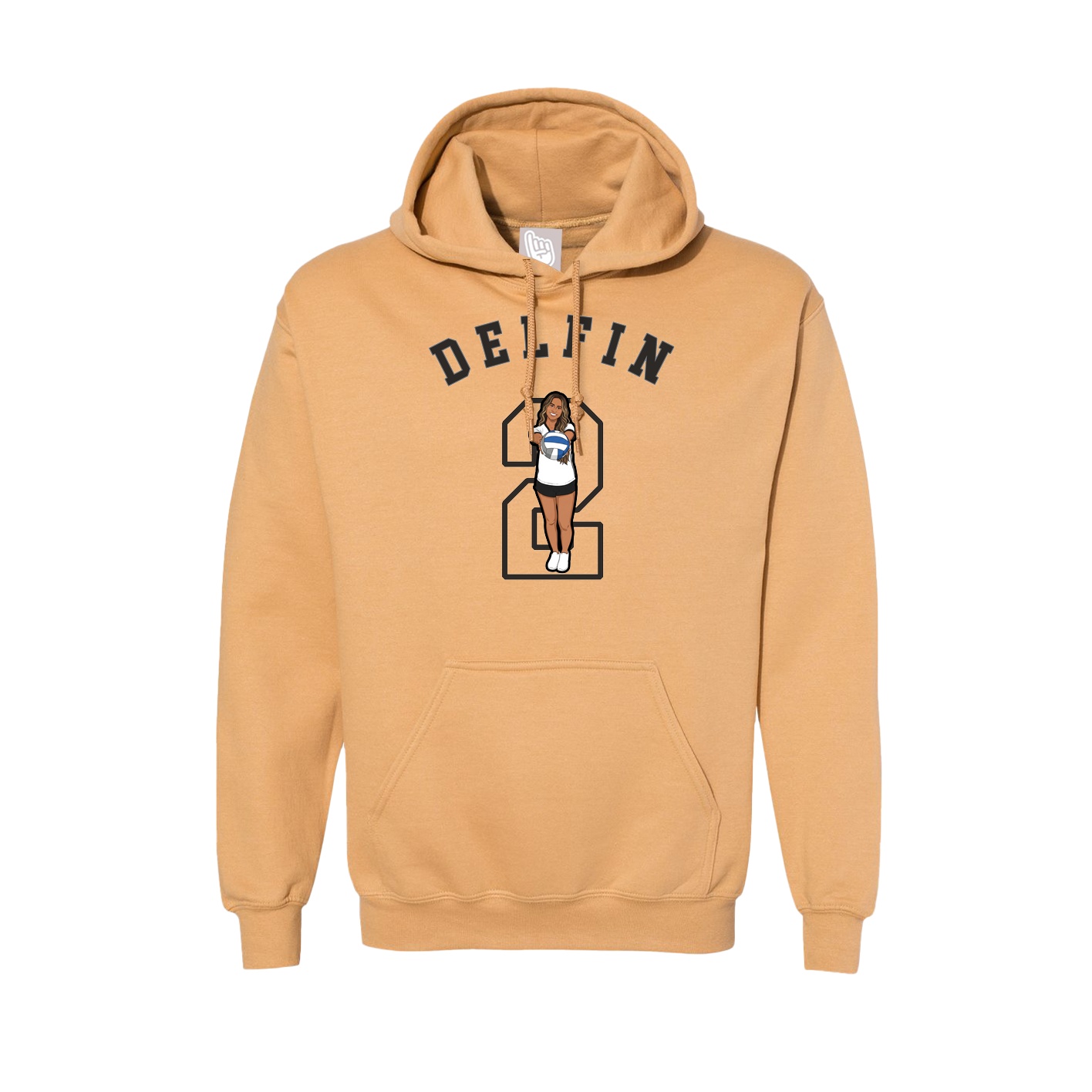 Hoodie — Shirsey Arch in Vegas Gold