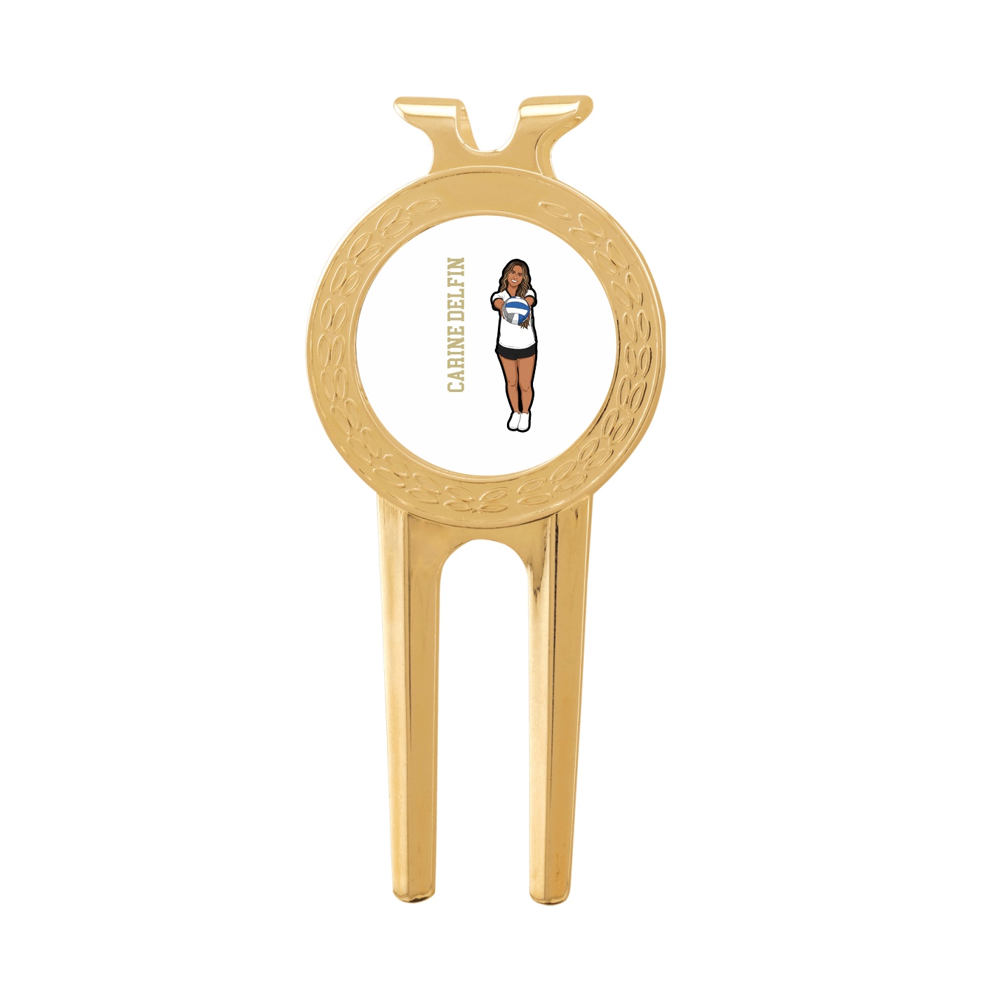 Divot Tool with Ball Marker — Name Vertical in Classic