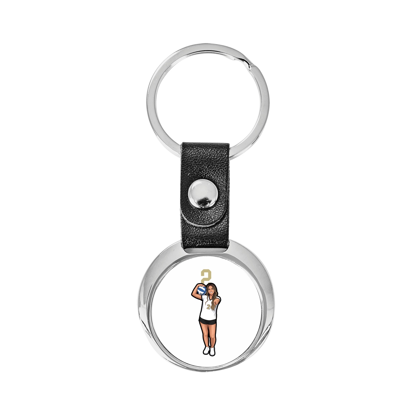 Key Chain — Number Top in Classic