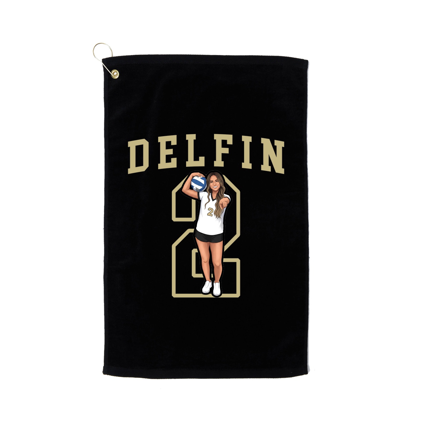 Golf Towel — Shirsey in Black