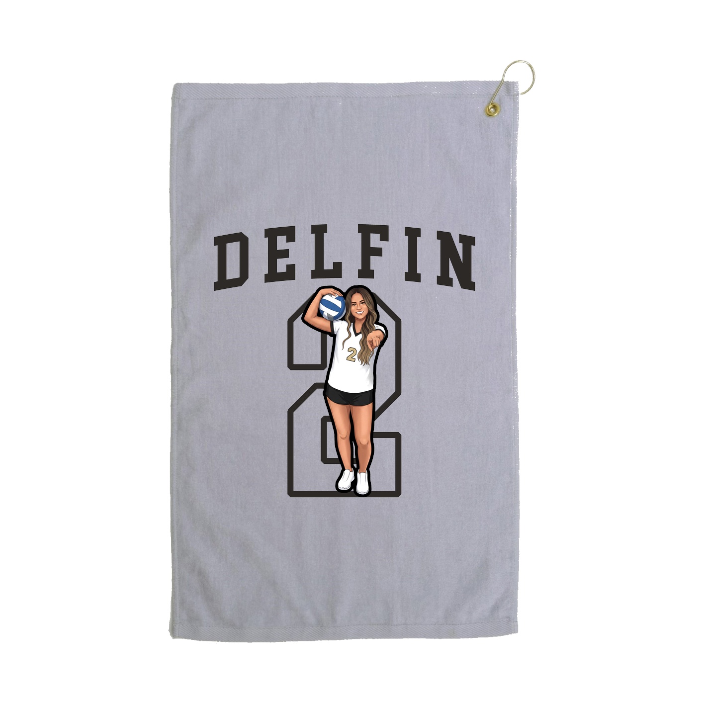 Golf Towel — Shirsey in Grey