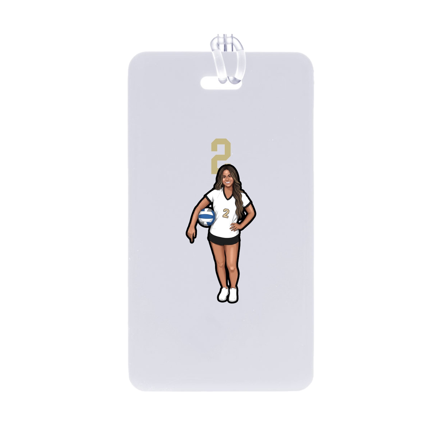 Bag Tag — Number Top in Classic