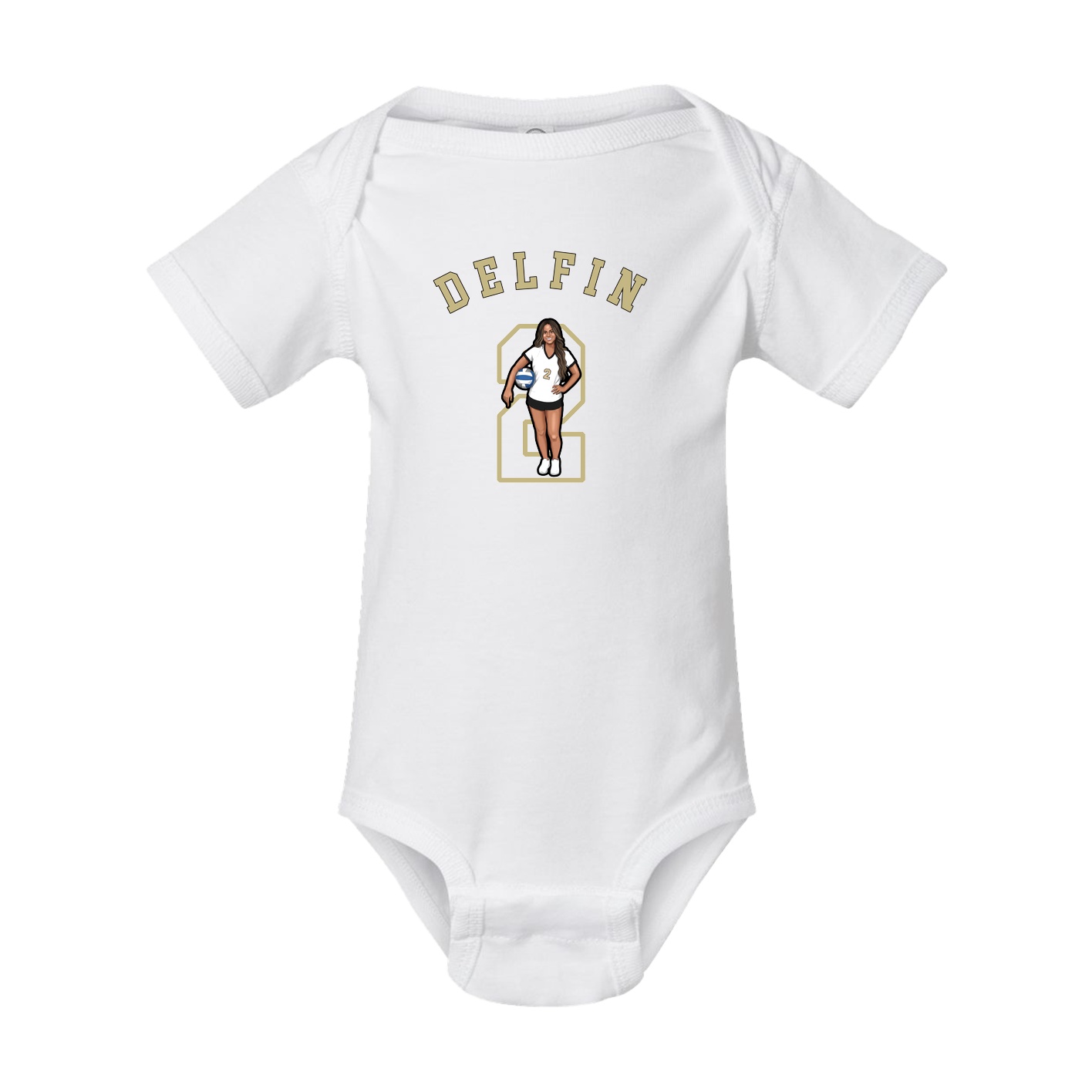 Baby Onesie — Shirsey Arch in White